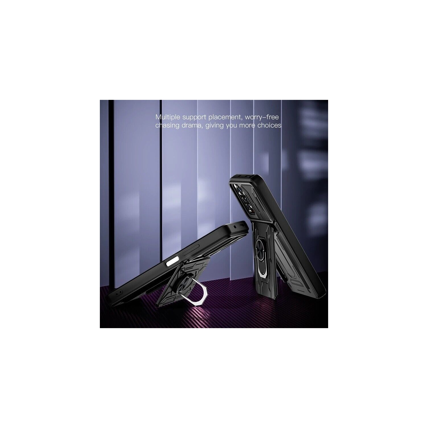 KeeGuard Coque pour iPhone 14 Pro Max avec coque pour appareil photo, coque iPhone 14 Pro Max avec protection d'écran robuste de qualité militaire