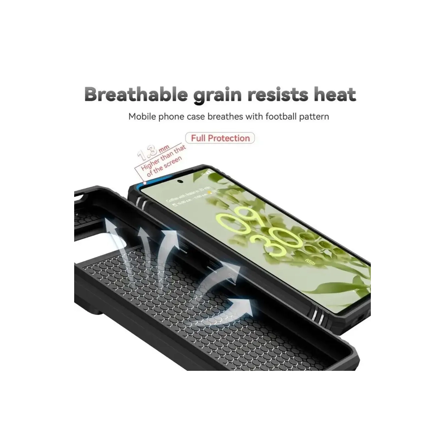 KeeGuard Coque pour iPhone 14 Pro Max avec coque pour appareil photo, coque iPhone 14 Pro Max avec protection d'écran robuste de qualité militaire