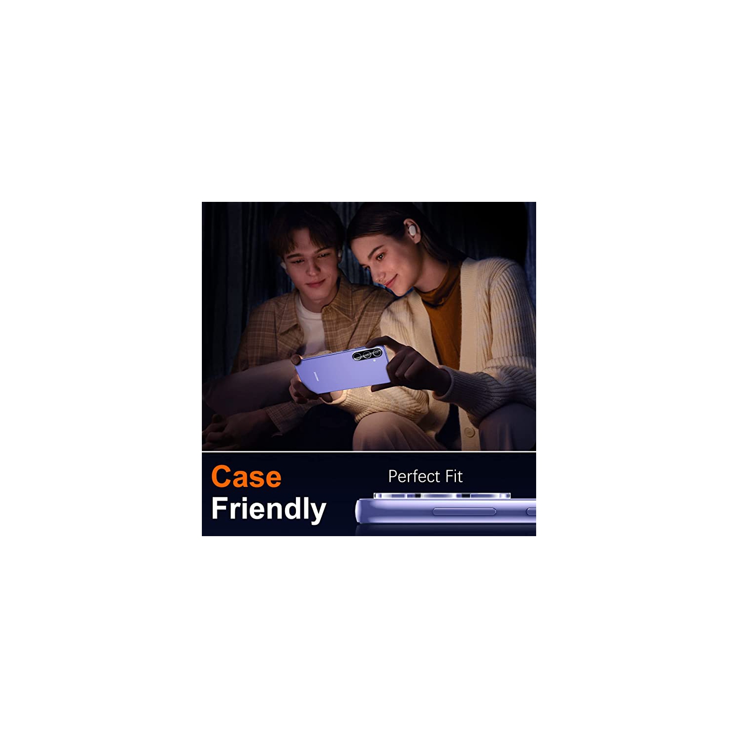 KEEGUARD For Samsung Galaxy A54 5g 6.4 " 2023 Tempered Glass Screen Protector + Camera Lens Protector