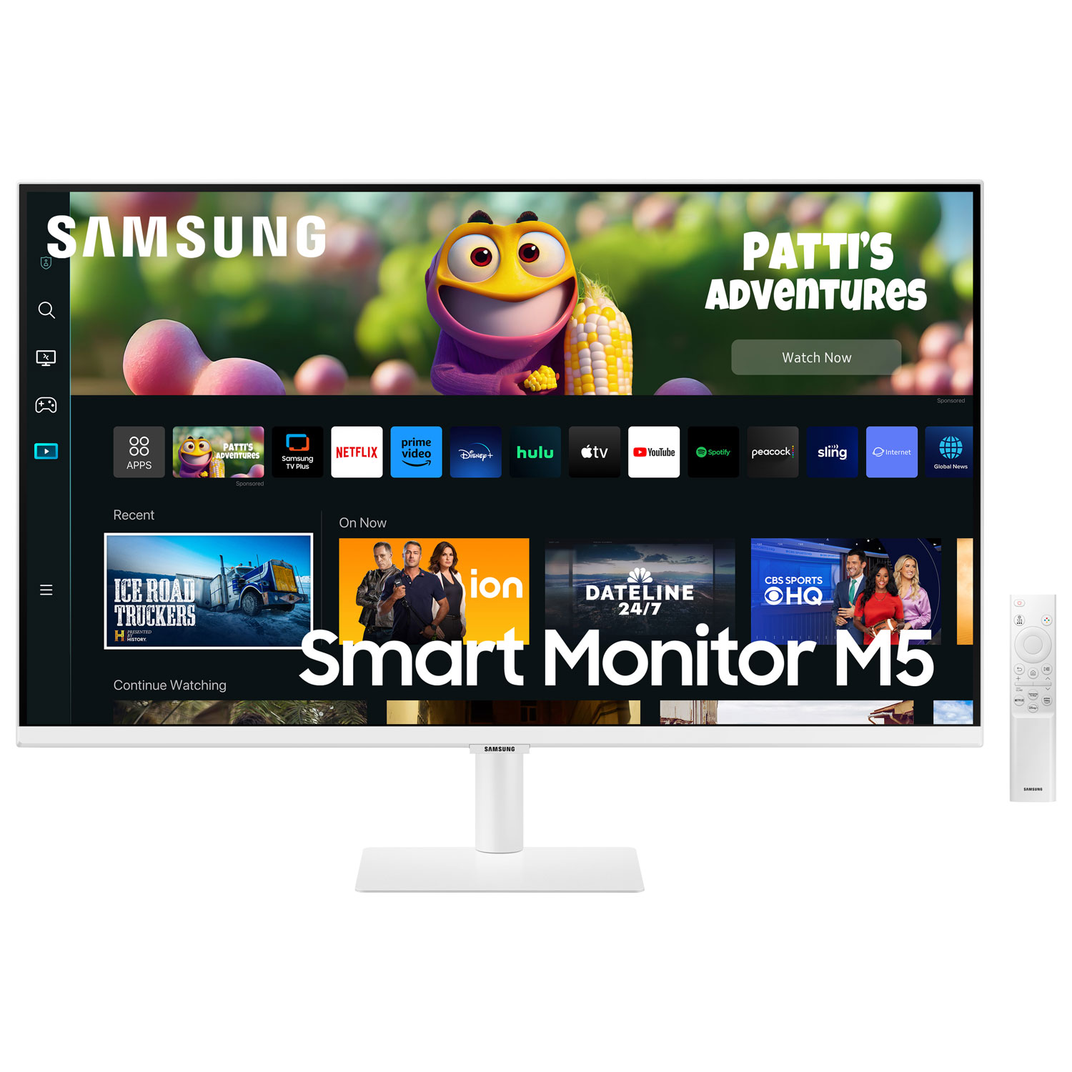 Samsung 27" FHD 60Hz 4ms GTG VA LED Smart Monitor (LS27CM501ENXZA) - White