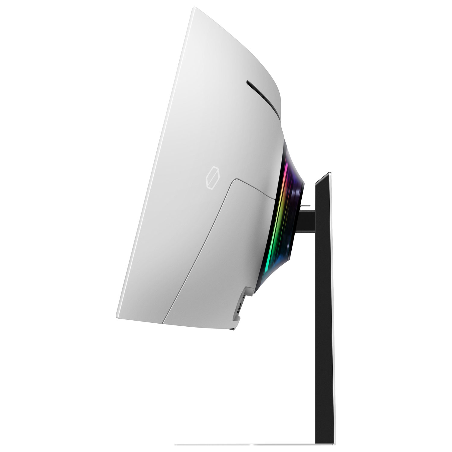 Samsung Odyssey OLED G9 49" QHD 240Hz 0.03ms GTG Curved OLED G-Sync FreeSync Smart Monitor – Silver