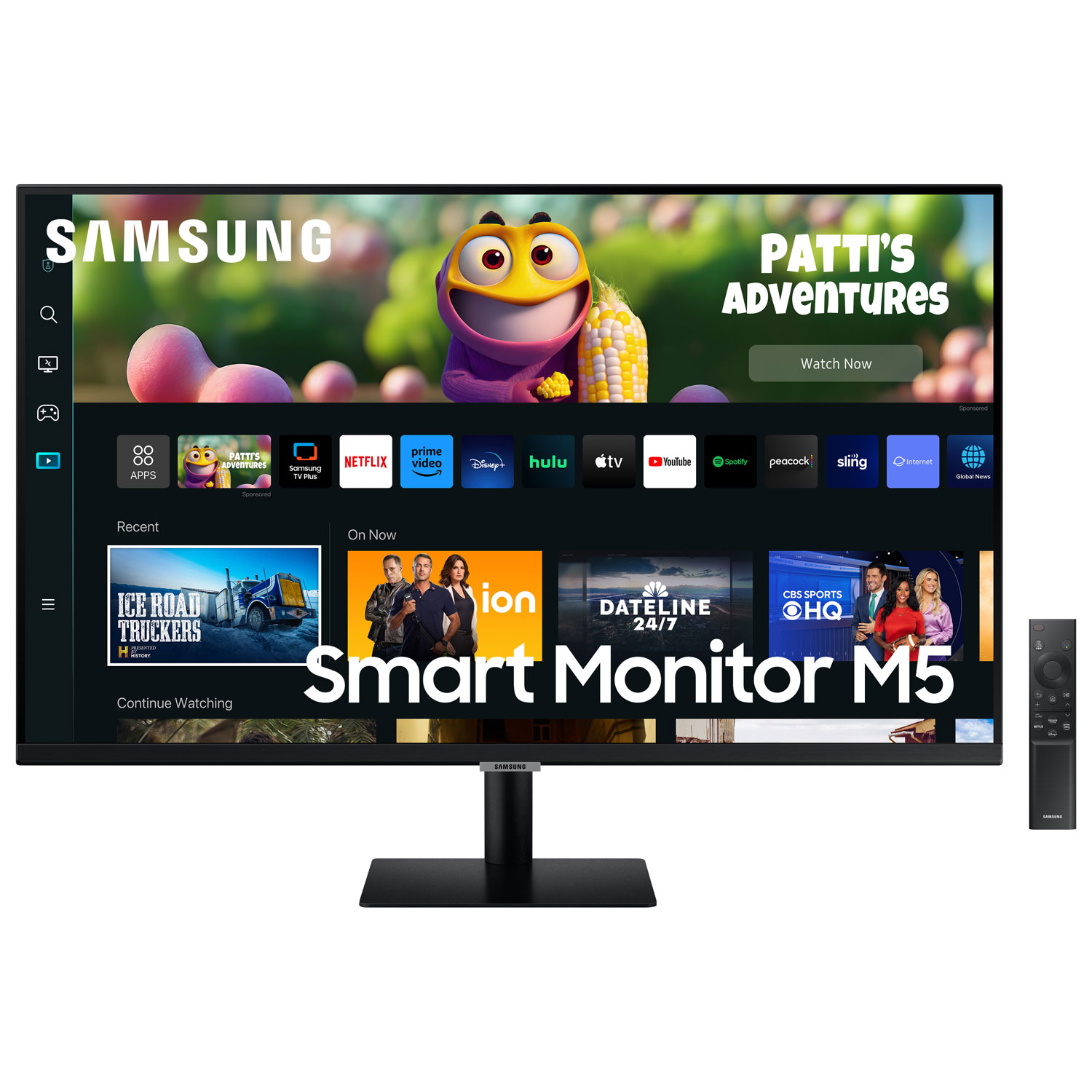 Samsung 27" FHD 60Hz 4ms GTG VA LED Smart Monitor (LS27CM500ENXGO) - Black
