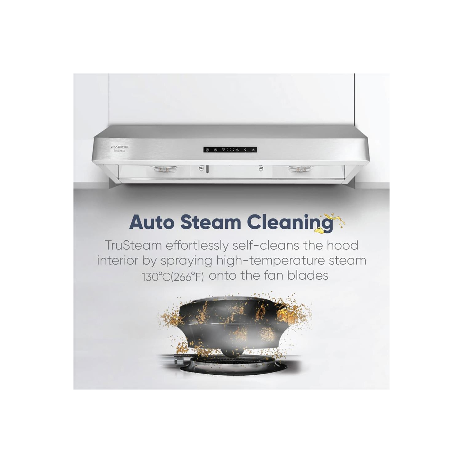 Pacific SC8830BS Trusteam Under Cabinet Hood