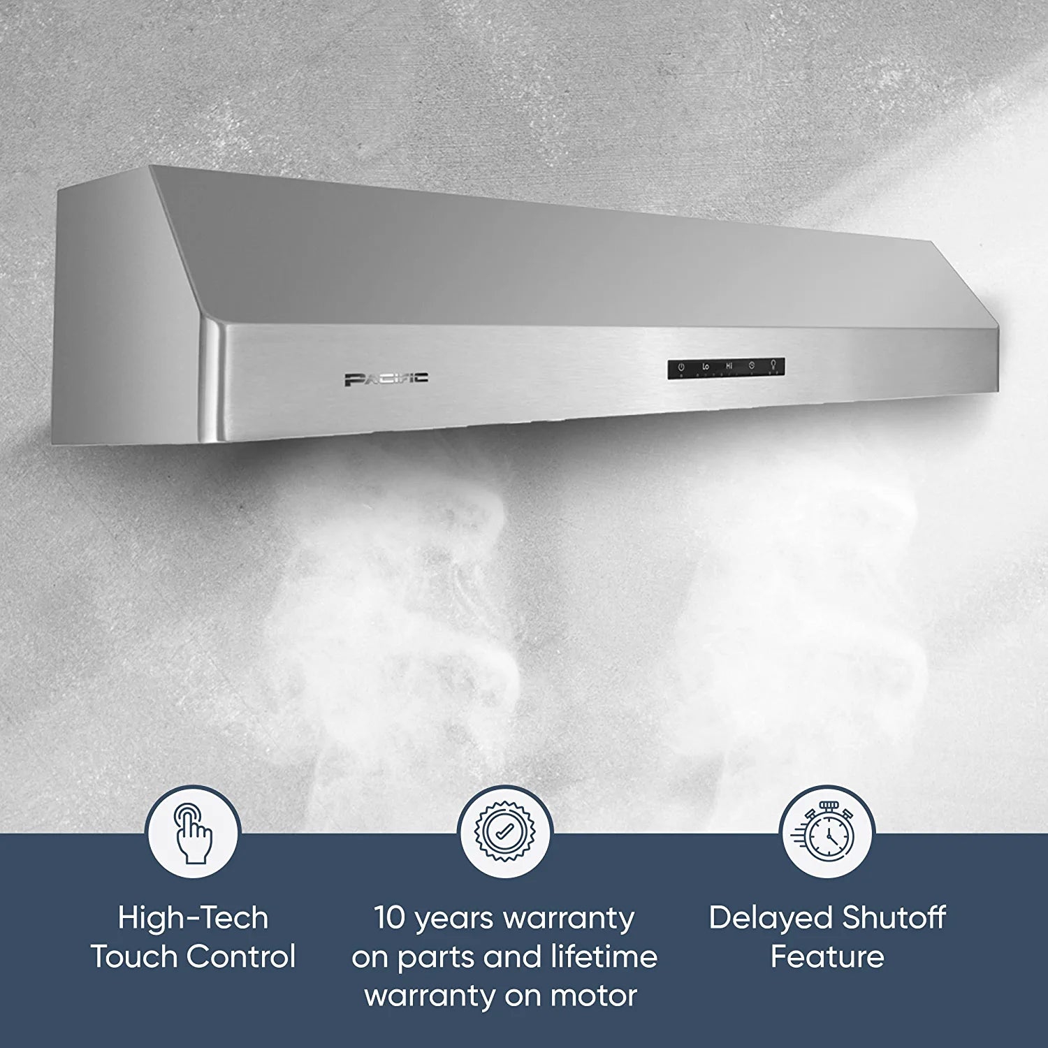 Hotte de dessous d'armoire Economy Pro de Pacific PR6830AS