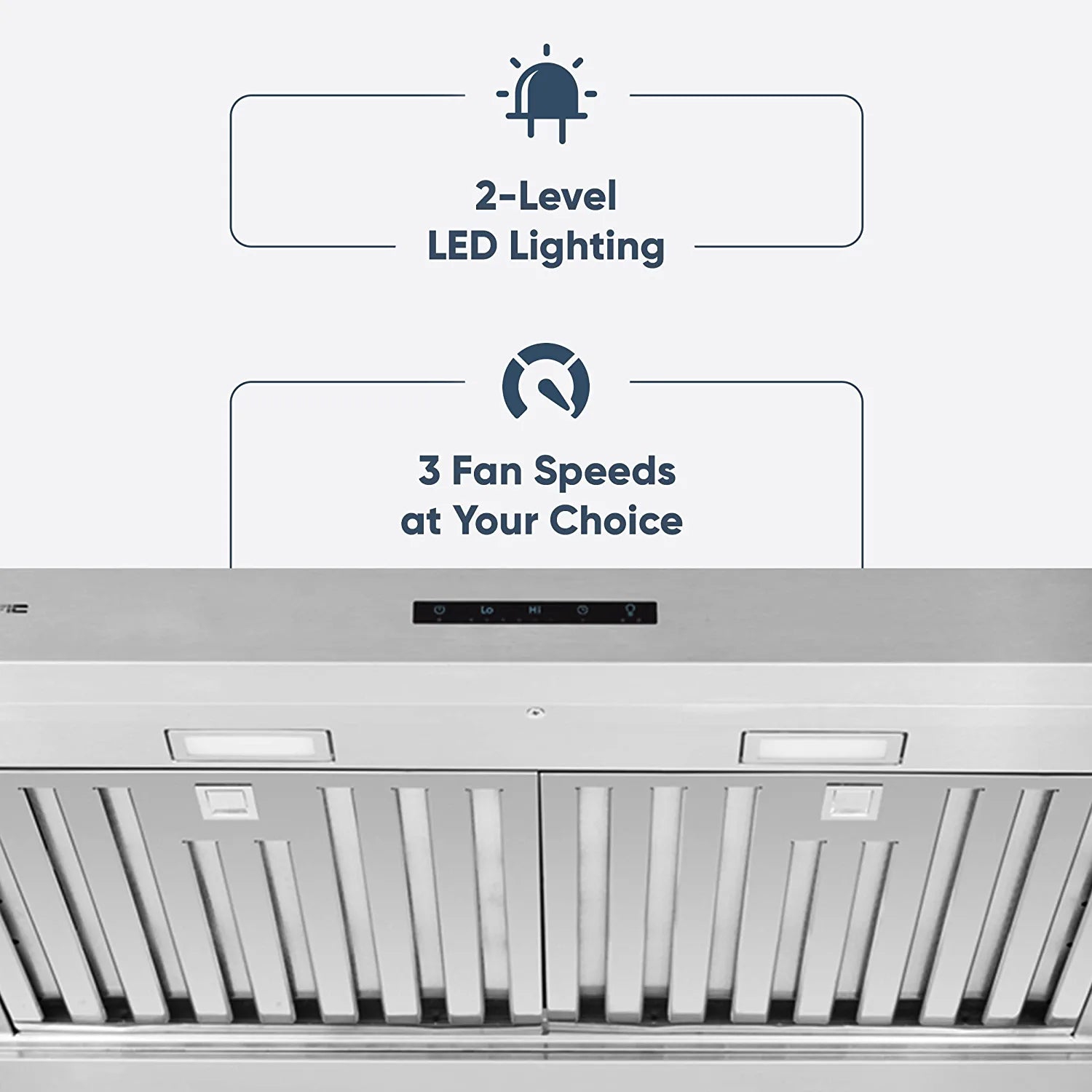 Hotte de dessous d'armoire Economy Pro de Pacific PR6830AS