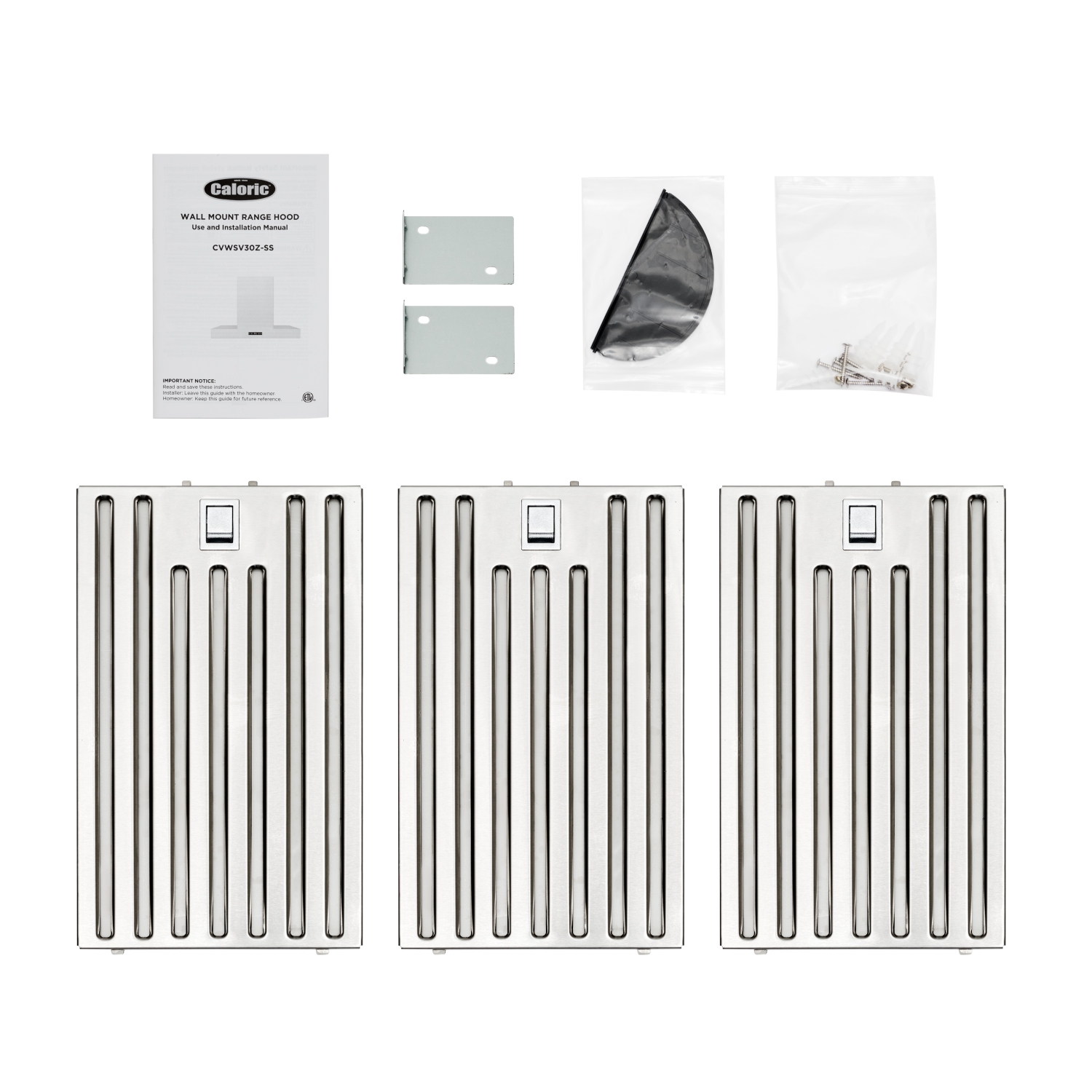 Caloric 30" 600 CFM Wall Mount Range Hood