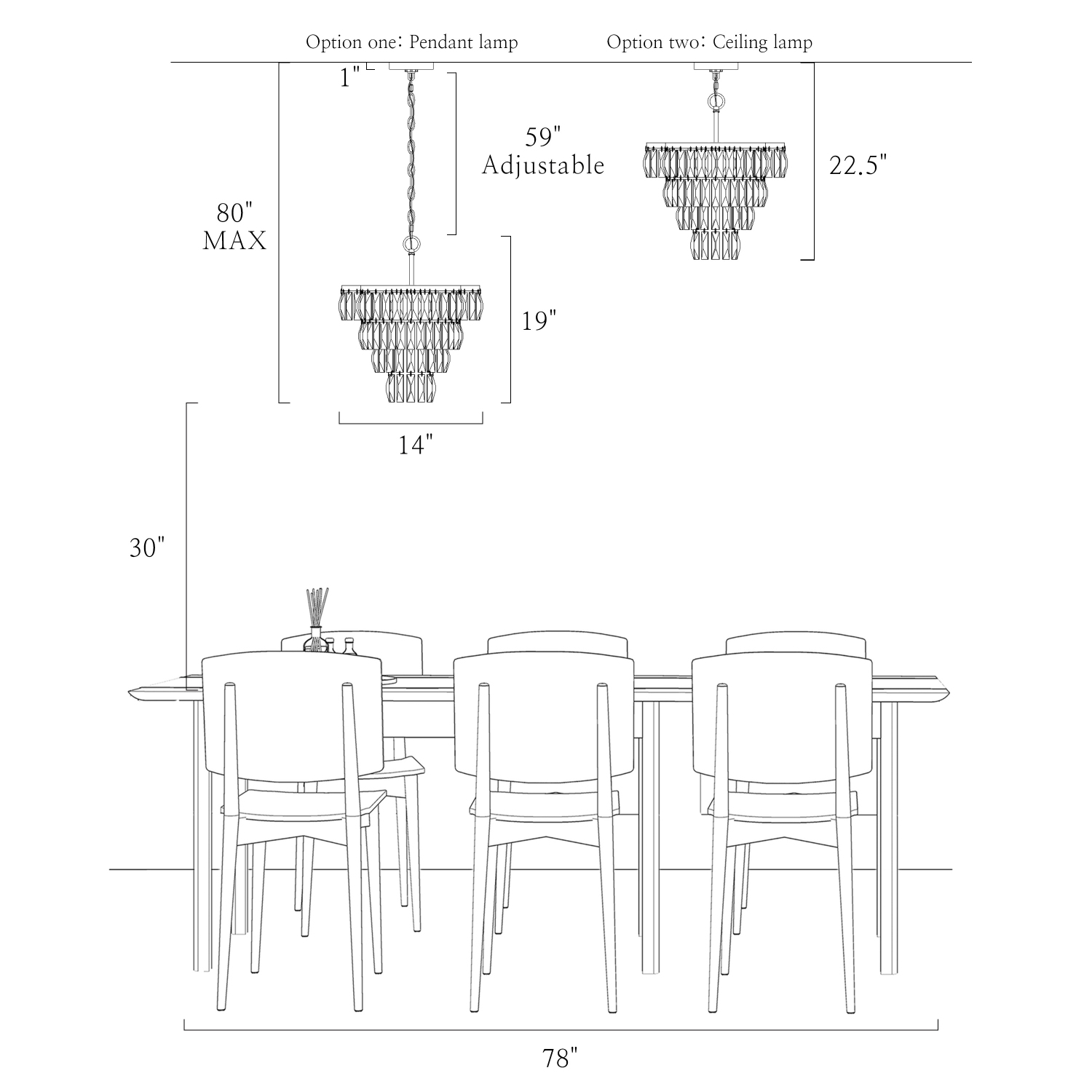 Modern Gold Bedroom Chandelier, 4-Light Empire Gold Mid-century Glam with Tiered Crystal Modern/Contemporary LED Dry rated Chandelier