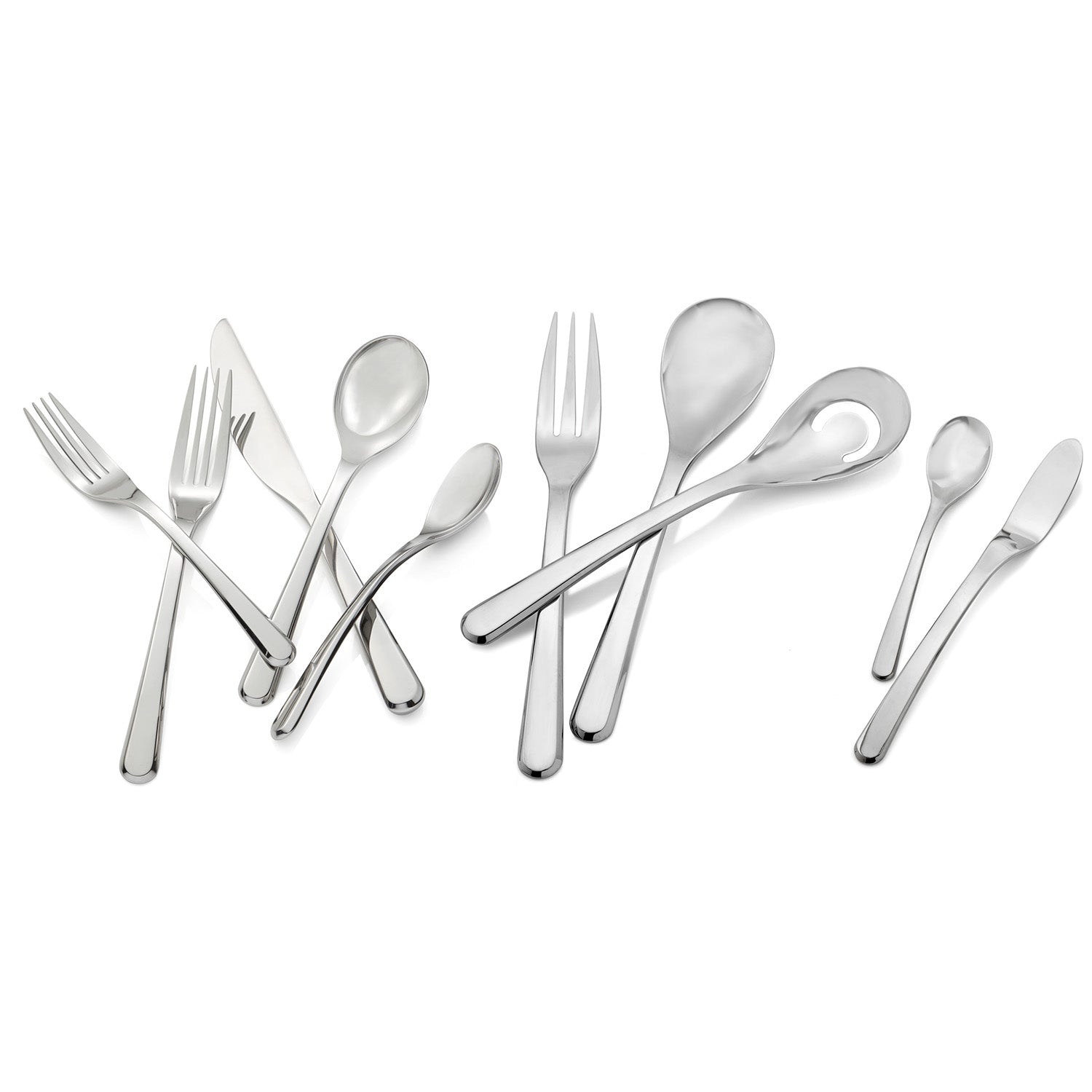 Nambe - Aura 45 Piece Flatware Set