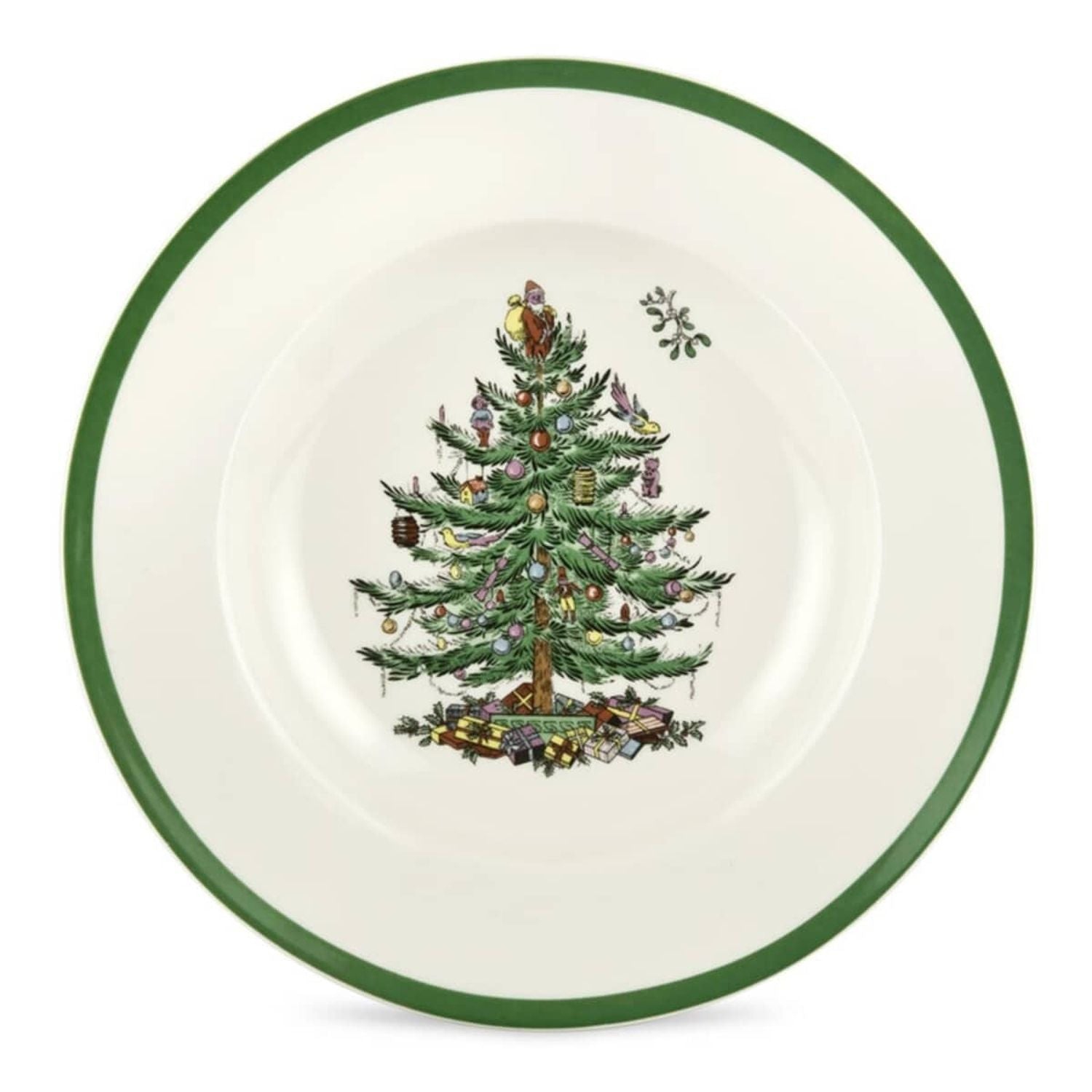 SPODE - CHRISTMAS TREE - SOUP PLATE 9"