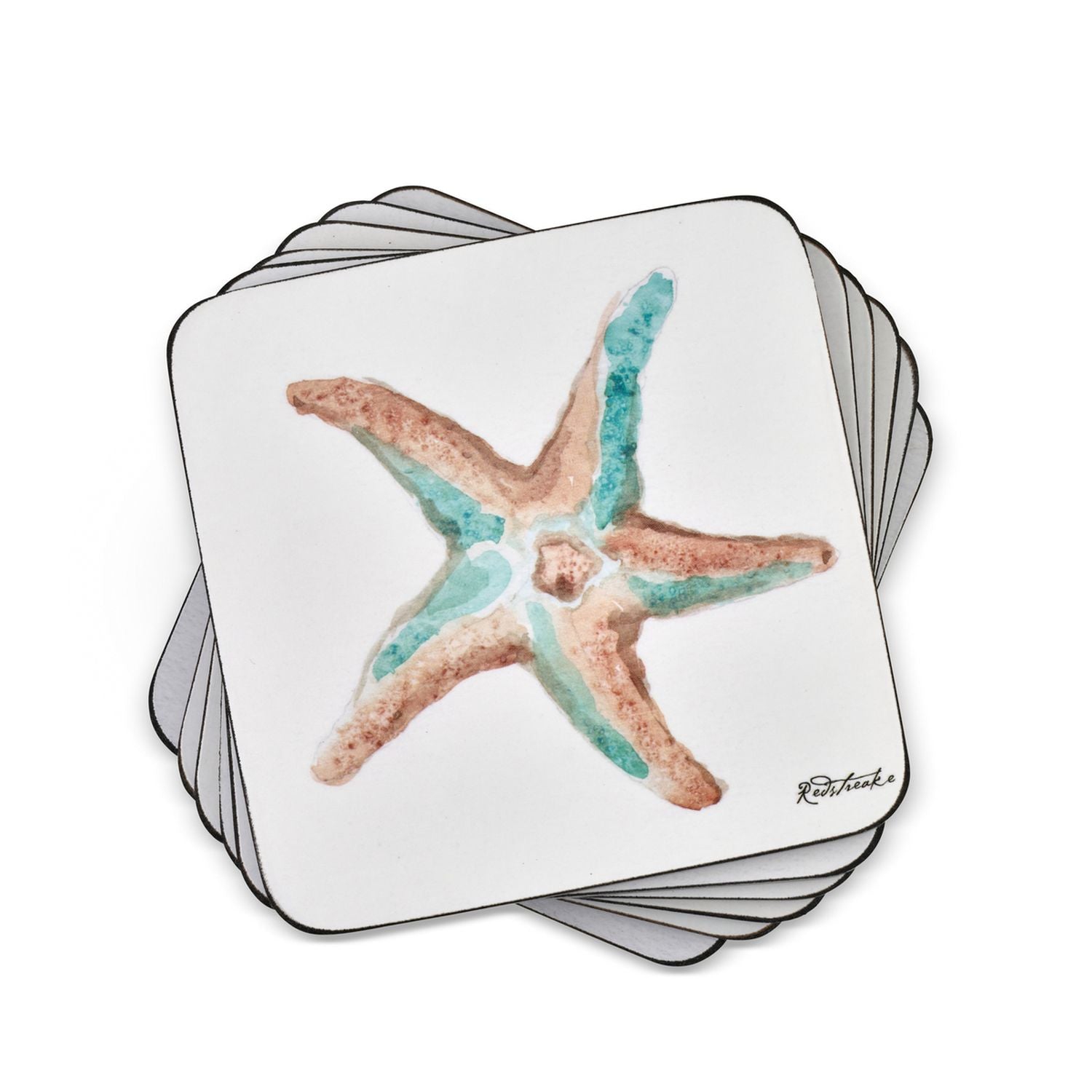 PIMPERNEL - COASTAL SHORE COASTERS 4X4" S/6
