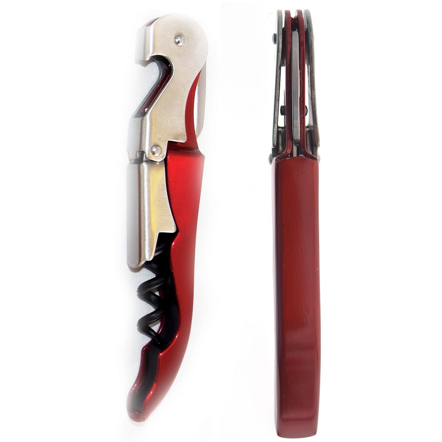 Cuisivin - Double Lever Corkscrew - Red Apple