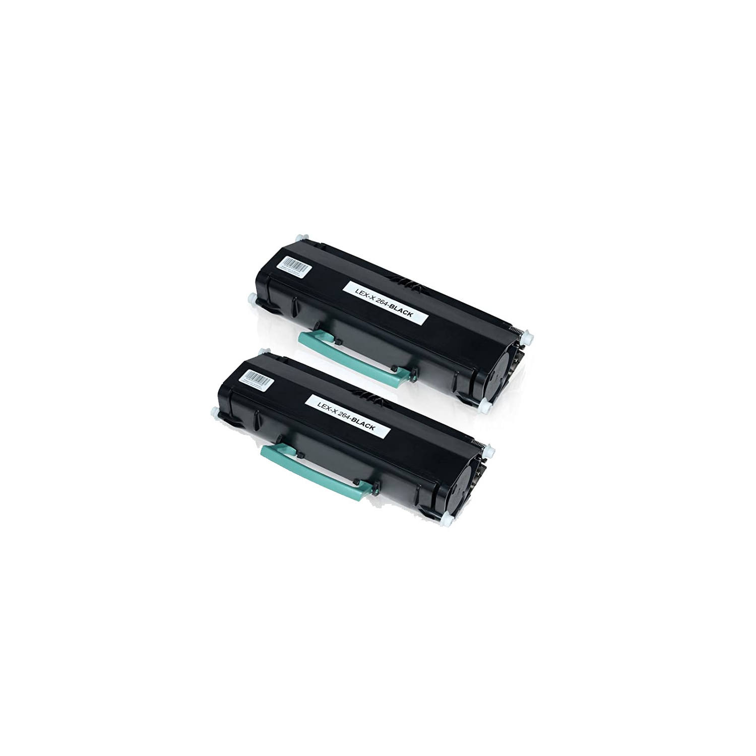Max Saving – 2 pack Toner Cartridge Compatible with Lexmark X264DN, X363DN, X364DN, X364DW - X264H21G - Black 9,000 Pages