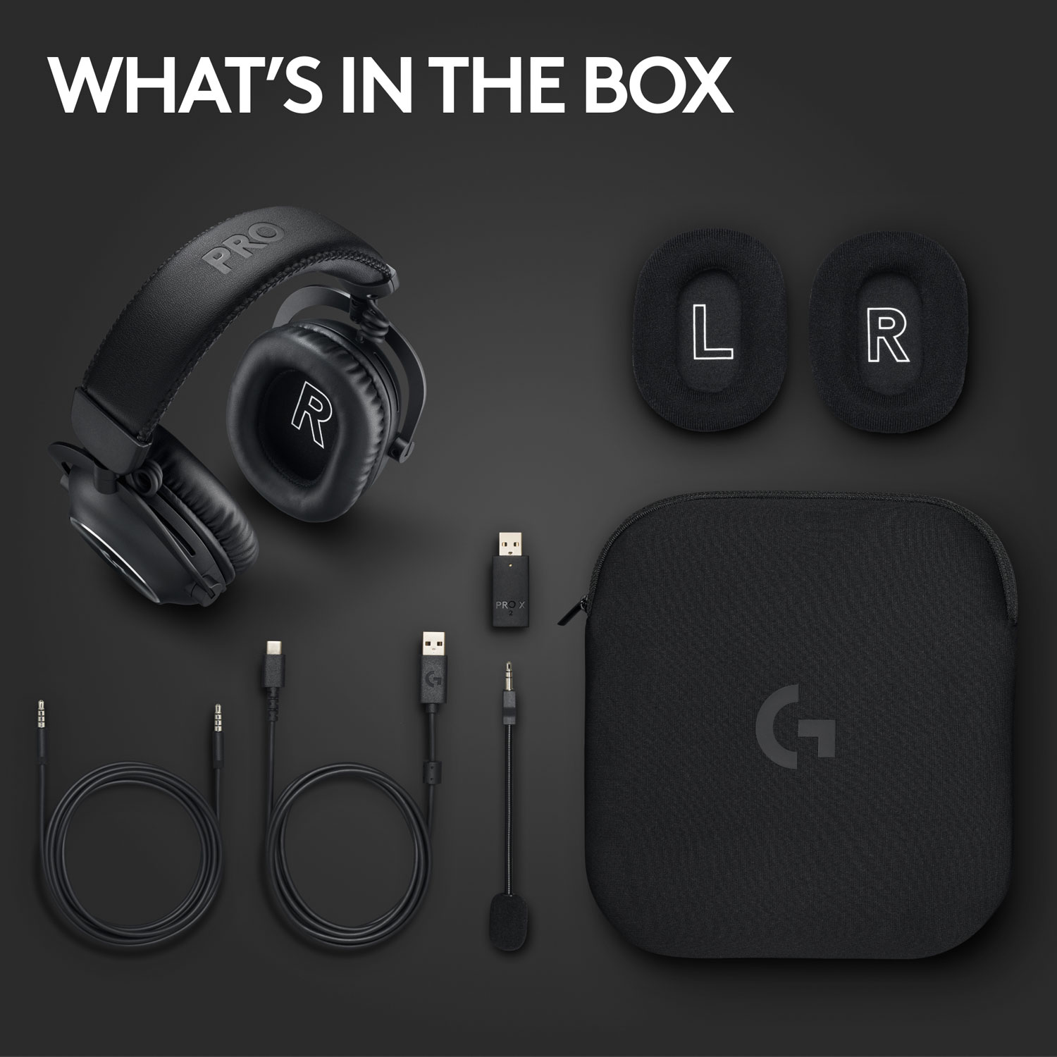 Logitech G PRO X 2 LIGHTSPEED Wireless Gaming Headset - Black