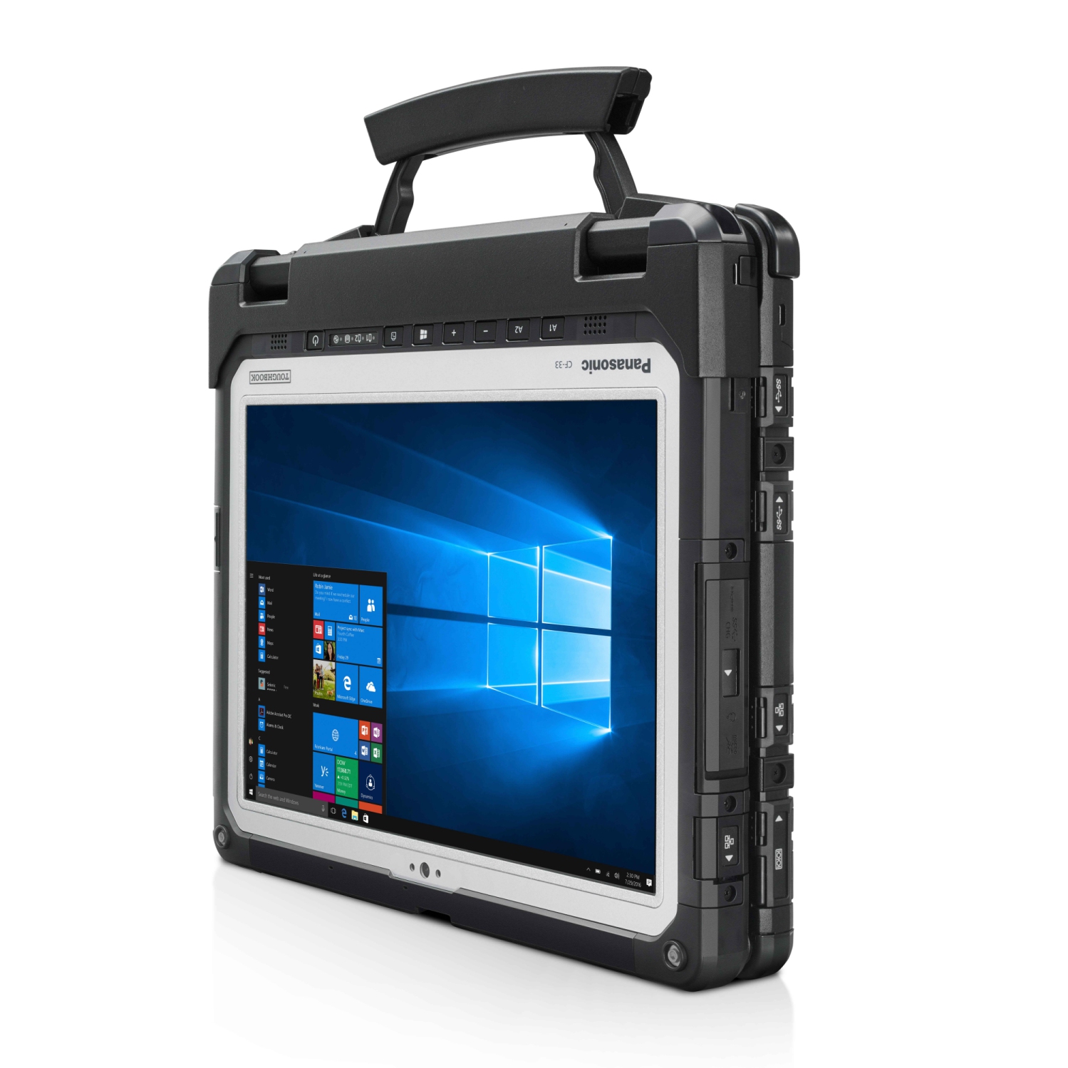 Remis à neuf – Tablette PC Panasonic Toughbook CF-33 entièrement robuste / Intel® Core™ i7-6600U @ 2,6 GHz / 16 Go / 512GB SSD / 4G LTE / 12" QHD /