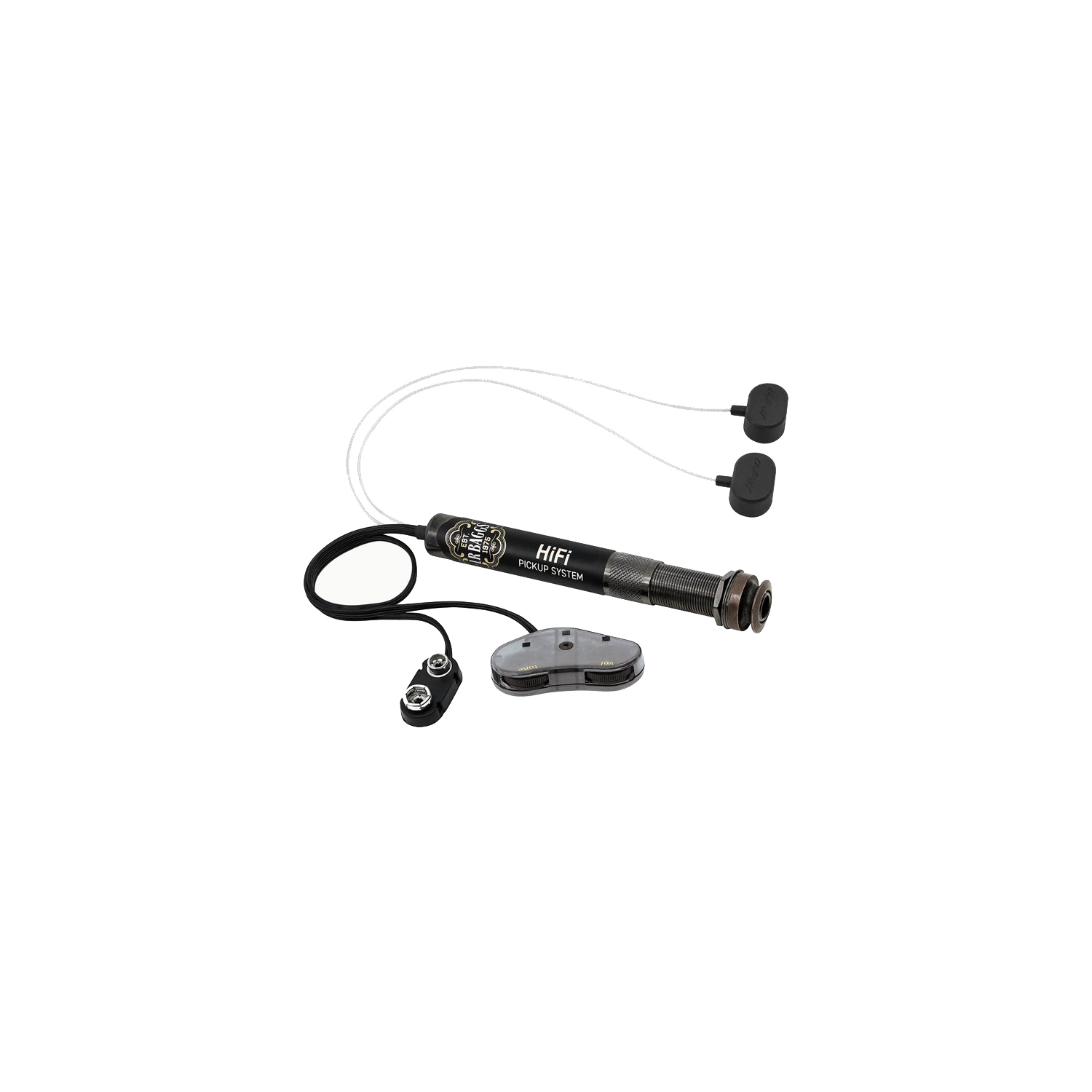 Reconnaissance de plaque acoustique haute fidélité DEL Baggs