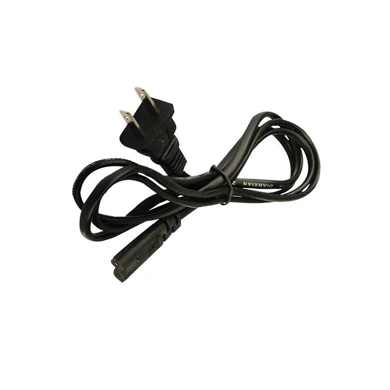 Fiche à 2 broches Farfi de 5 pi. US Figure 8 Cordon d’alimentation c.a. Câble adaptateur pour portable PS2 PS3 de Sony