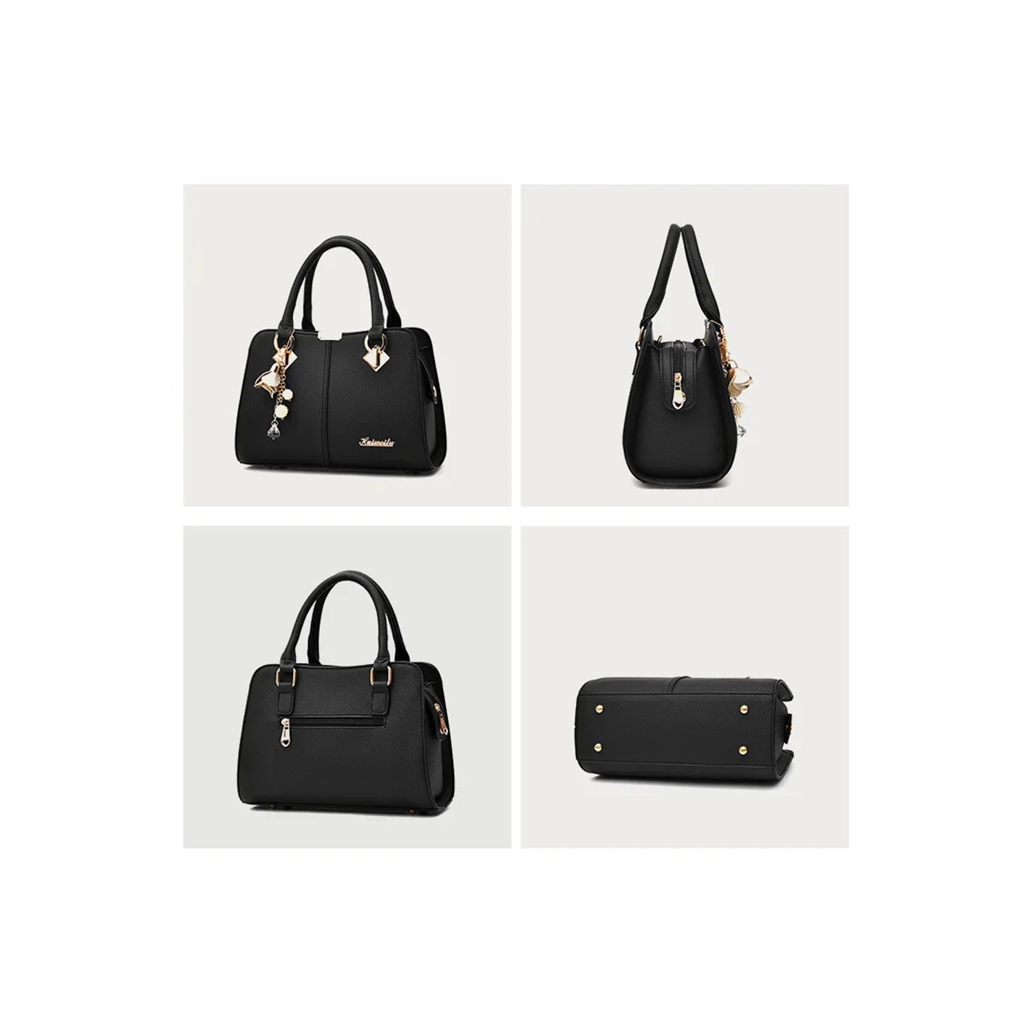 sac à main en épaule femme, sac à main en cuir PU, sac à épaule Satchel, fourre-tout décontracté