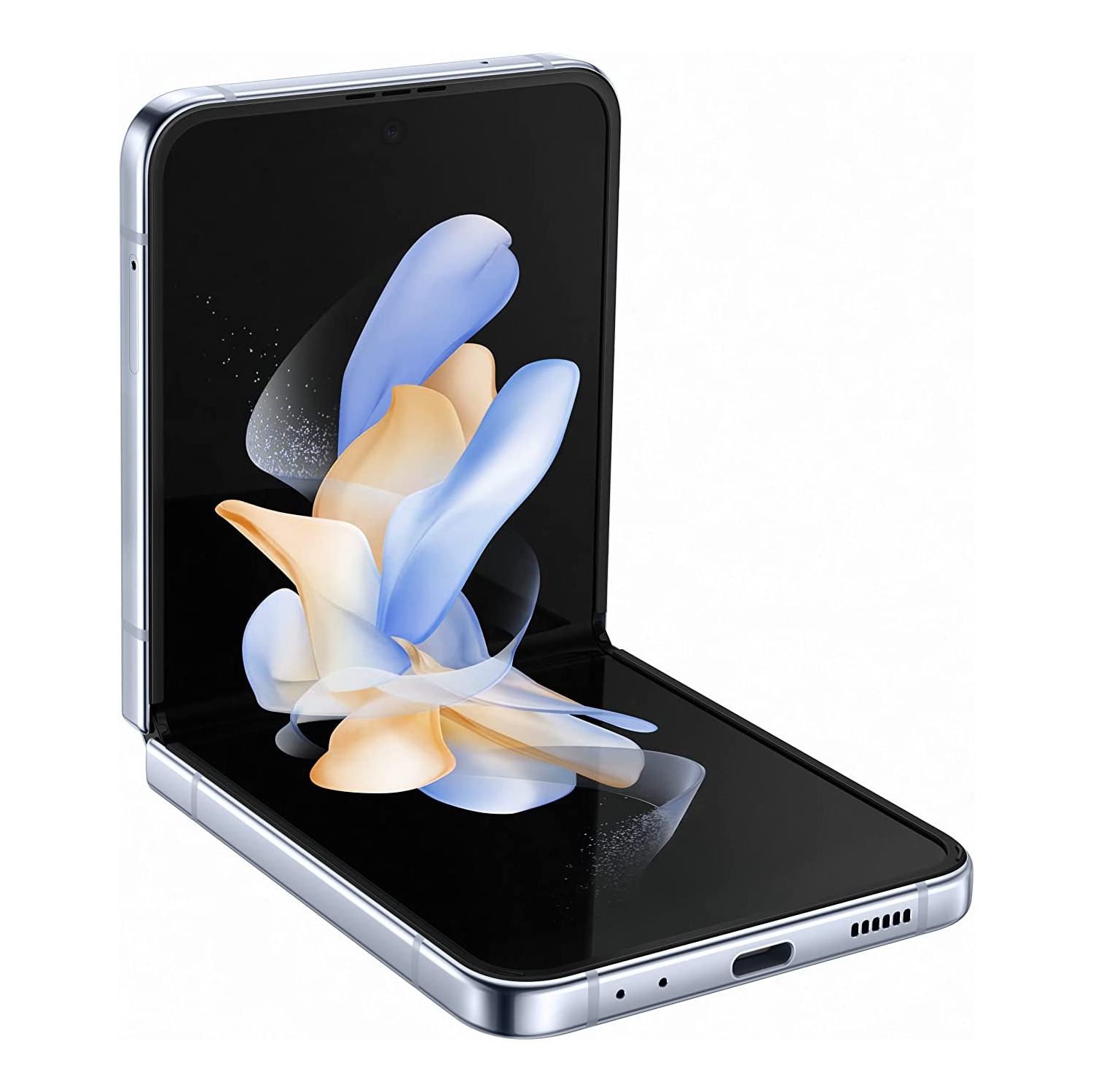 (Refurbished-Excellent) Samsung Galaxy Z Flip 4 (SM-F721WLBFXAC) 5G 512GB Blue