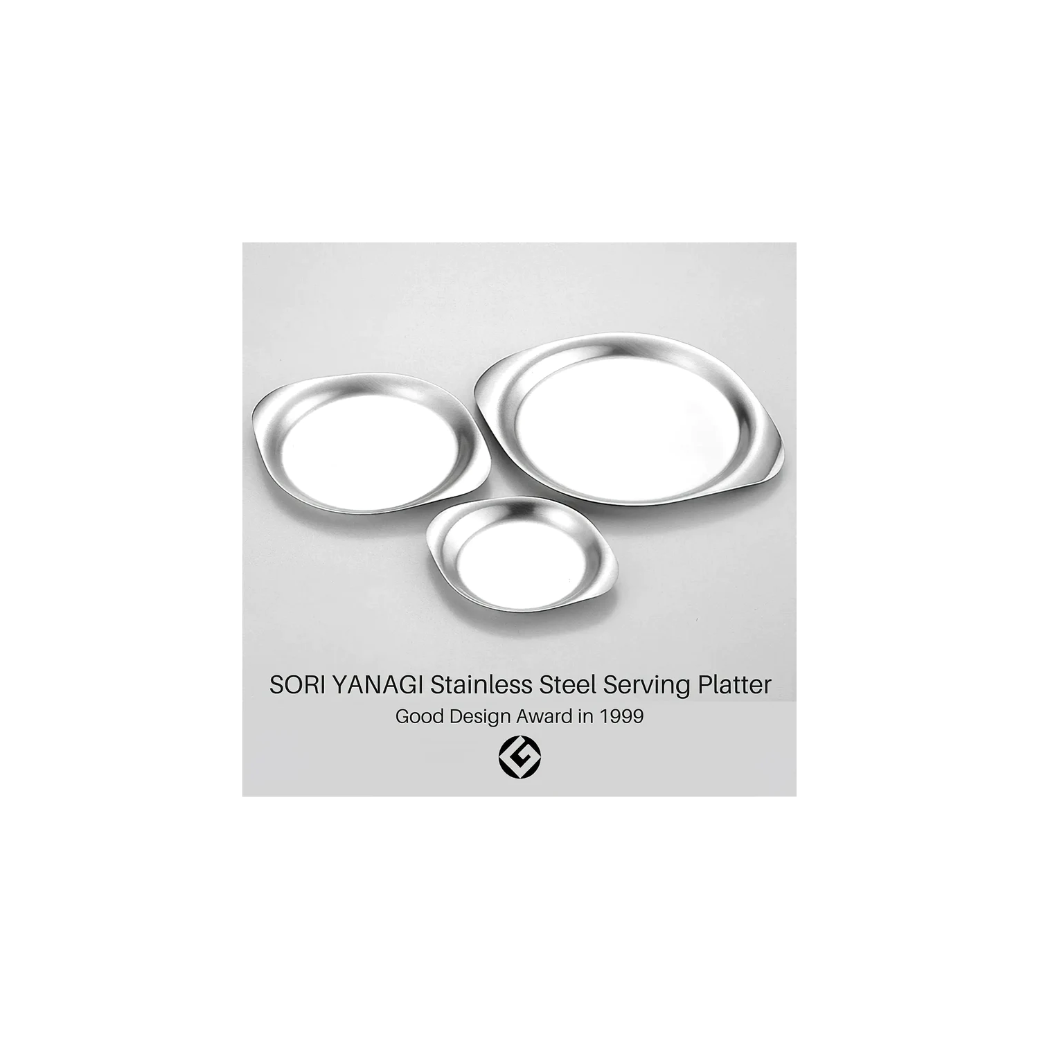 Sori Yanagi Stainless Plate 32cm