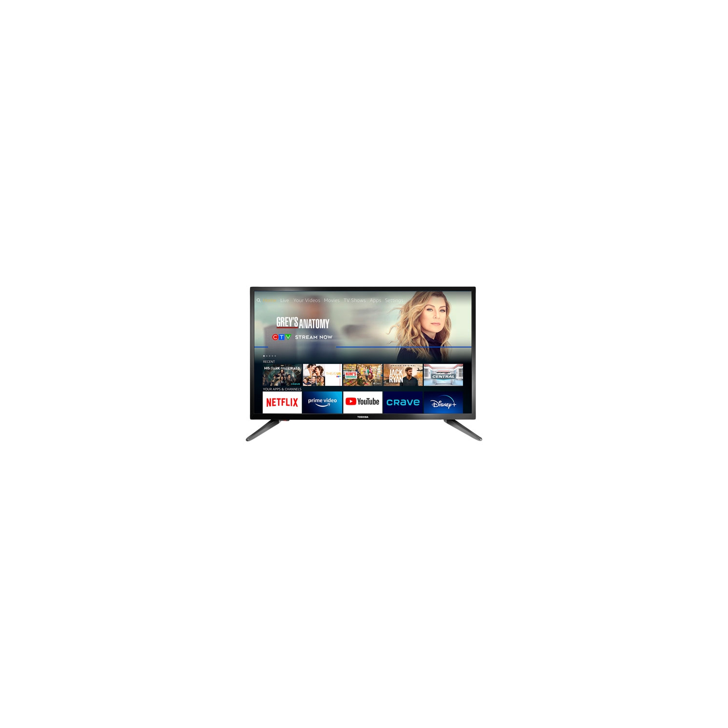 Refurbished (Excellent) - Toshiba 32" 720p HD LED Smart TV (32LF221C21) - Fire TV Edition