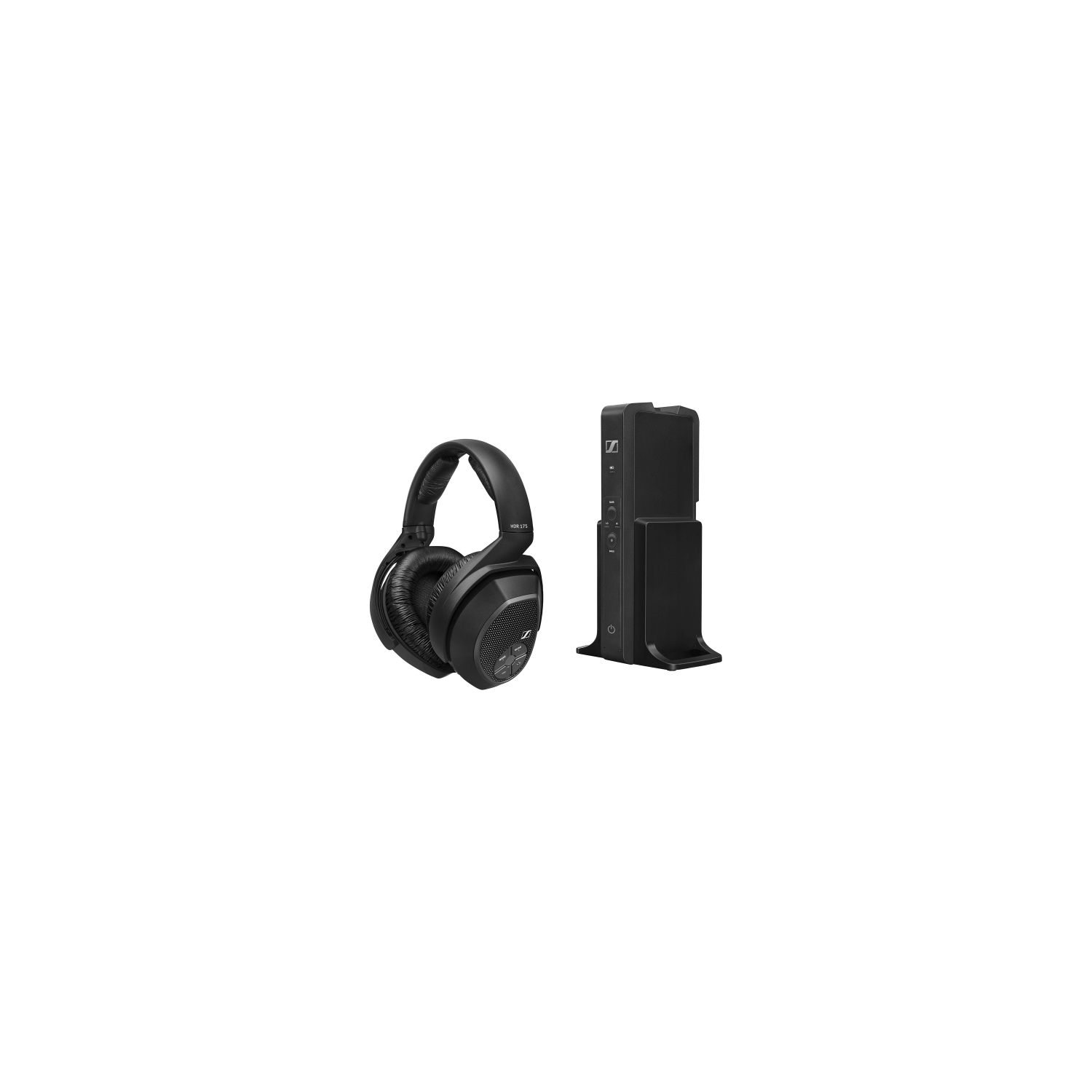 Refurbished (Excellent) - Sennheiser RS 175 Over-Ear Sound Isolating Wireless Headphones - Black