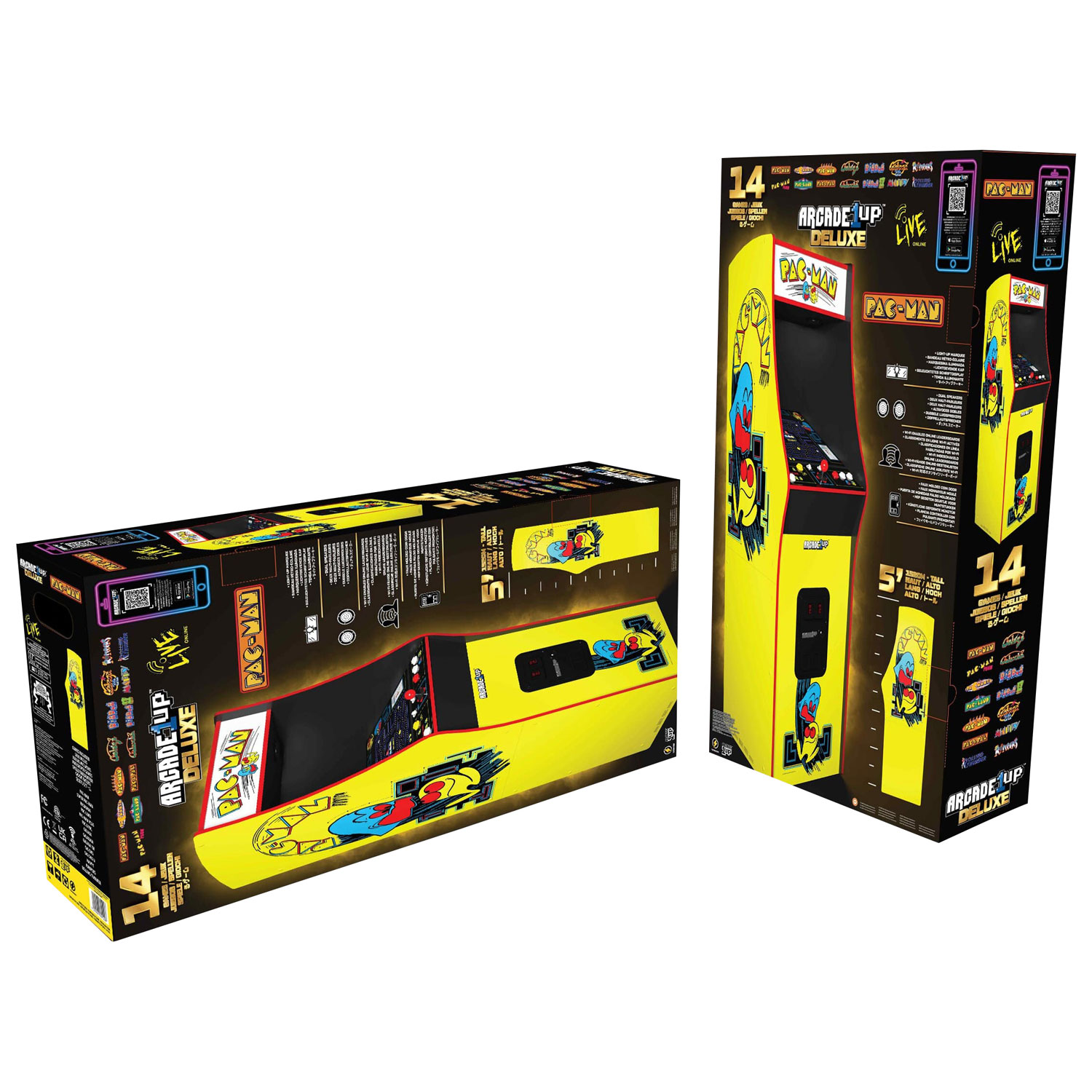 Arcade1Up PAC-MAN Deluxe Arcade Machine