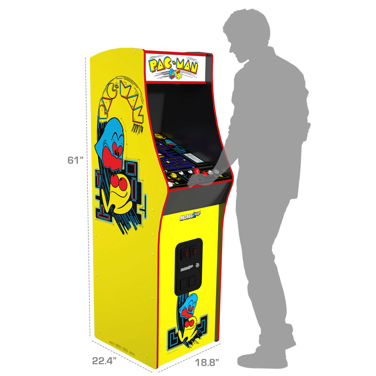 Arcade1Up PAC-MAN Deluxe Arcade Machine