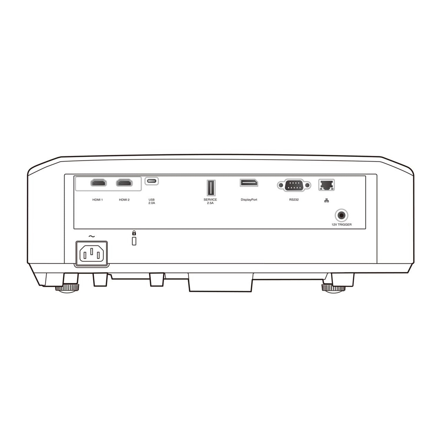 JVC LX-NZ30B - DLP Home Theater Projector, 4K UHD/HDR, 3300 Lumens, With Remote Control Black