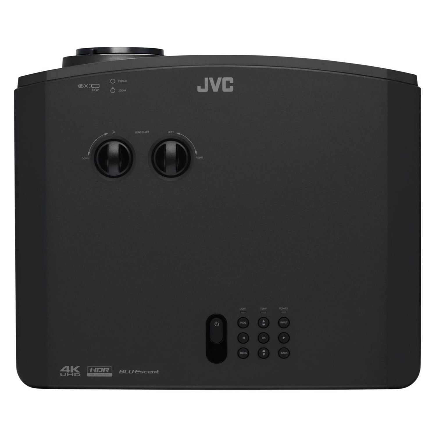 JVC LX-NZ30B - DLP Home Theater Projector, 4K UHD/HDR, 3300 Lumens, With Remote Control Black