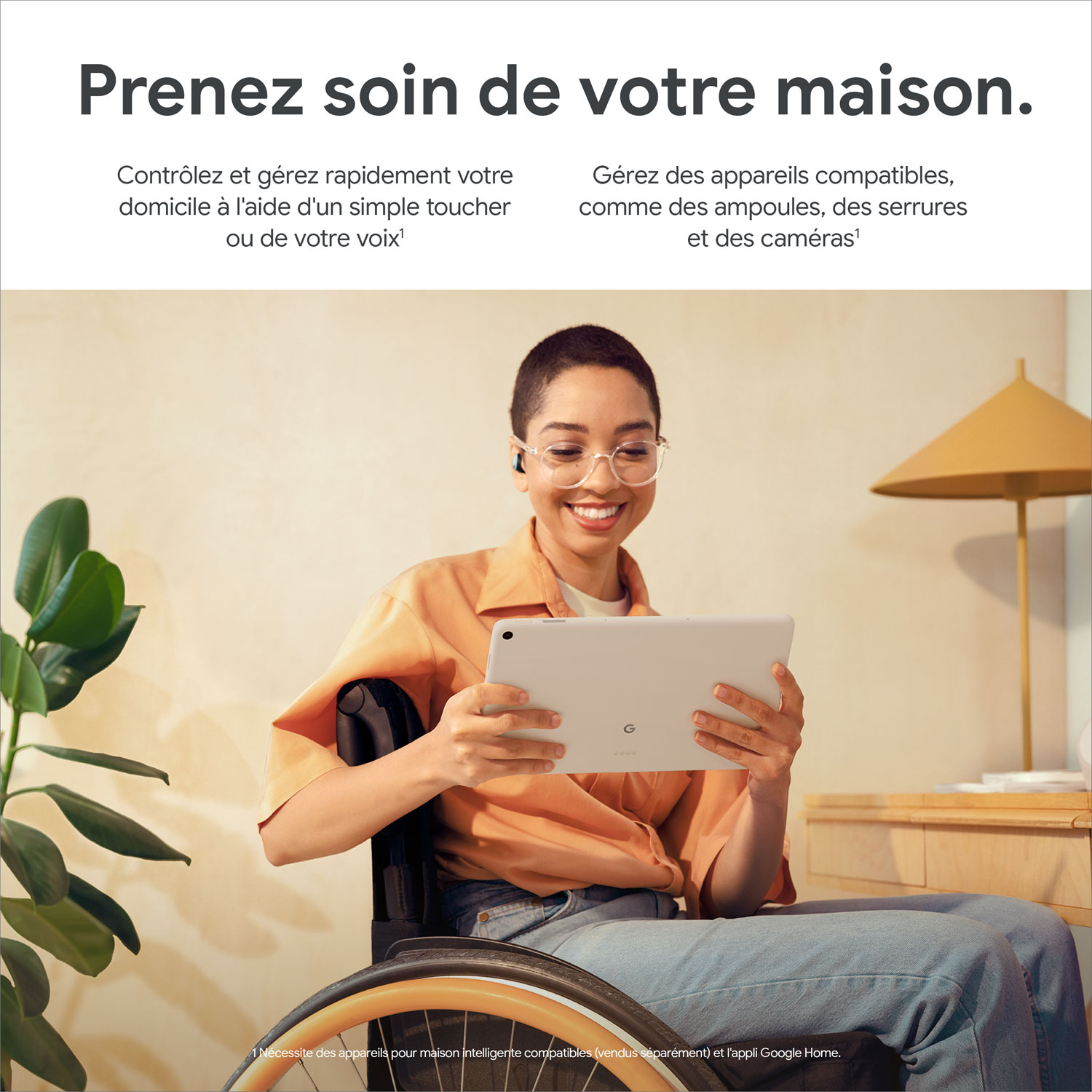 Tablette 11 po 256 Go Pixel de Google avec station de chargement/haut-parleur - Porcelaine