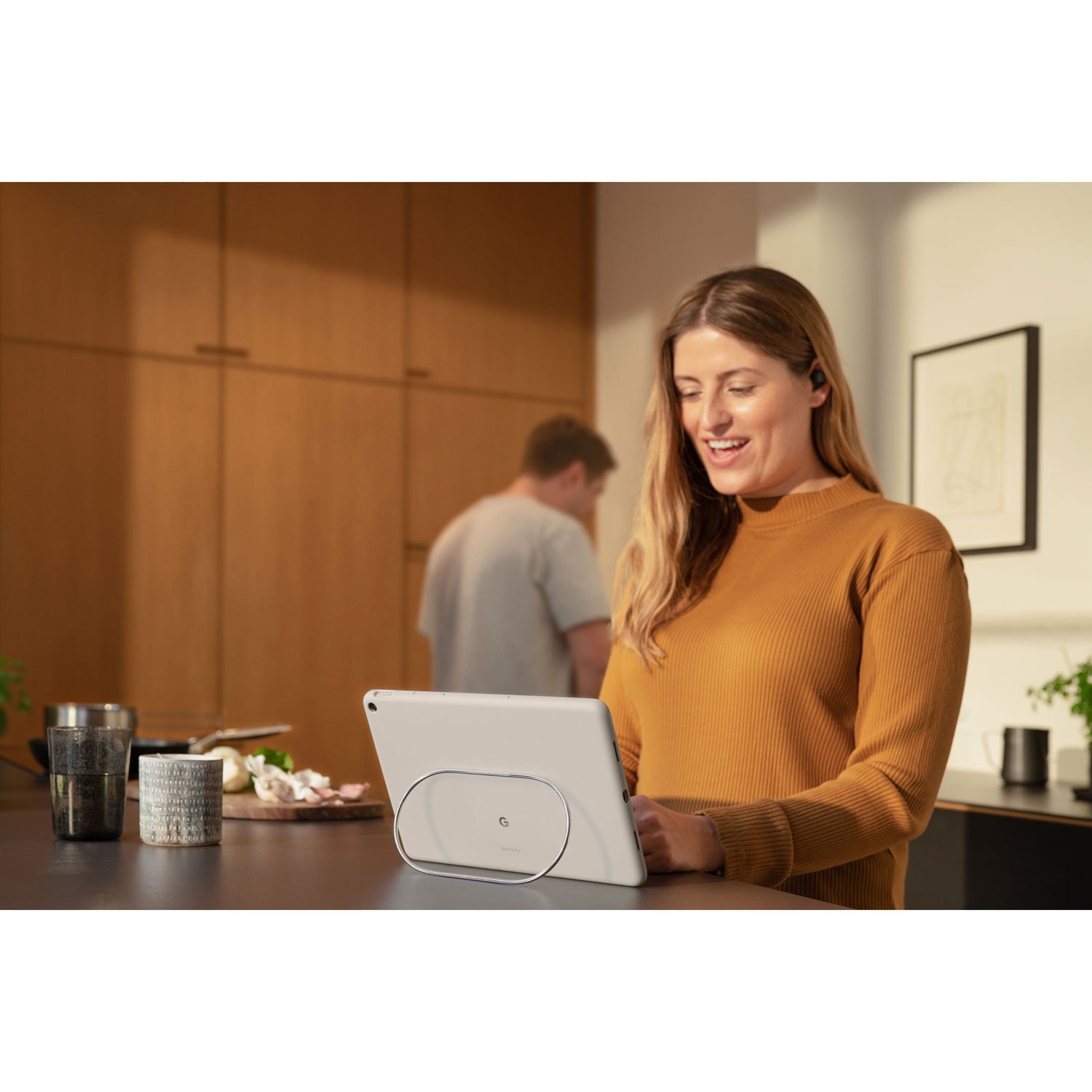 Tablette 11 po 256 Go Pixel de Google avec station de chargement/haut-parleur - Porcelaine