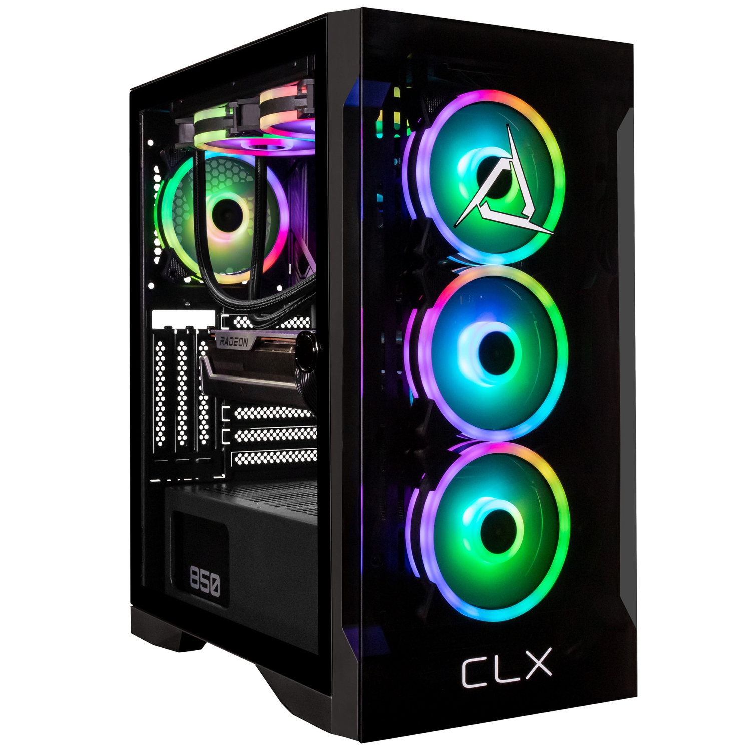 CLX SET Gaming Desktop - Liquid Cooled AMD Ryzen 7 7700X 4.5GHz 8-Core CPU, 32GB DDR5 Memory, Radeon RX 7900 XT 20GB GDDR6 Graphics, 1TB SSD, 4TB HDD, WiFi, Windows 11 Home