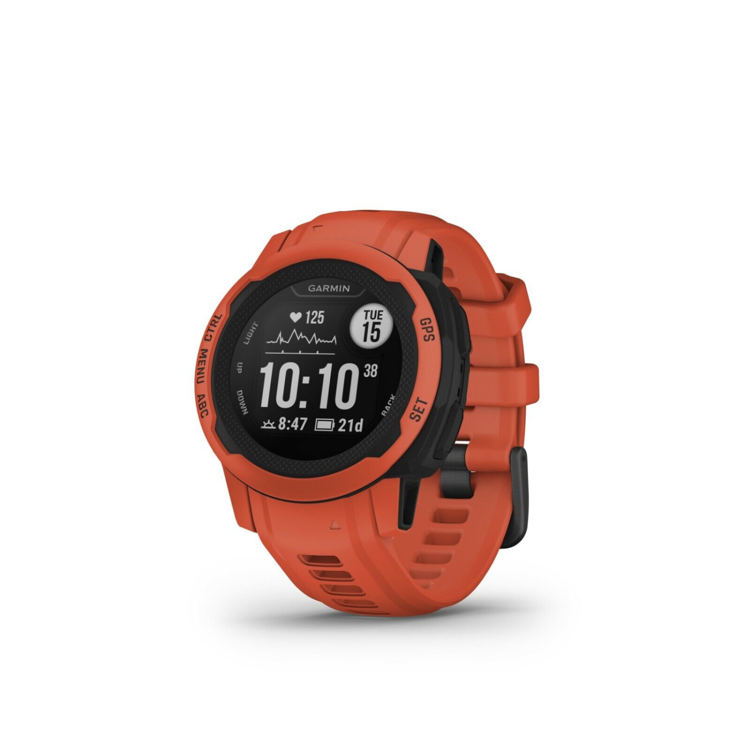 Garmin Instinct 2S Rugged GPS Outdoor Smartwatch - Poppy