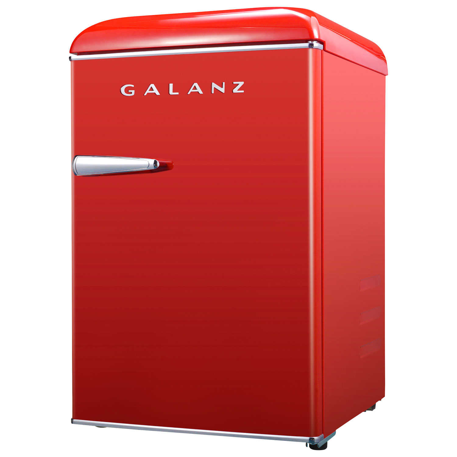Réfrigérateur autonome sans congélateur 24 po 2,5 pi³ Retro de Galanz - Rouge vif