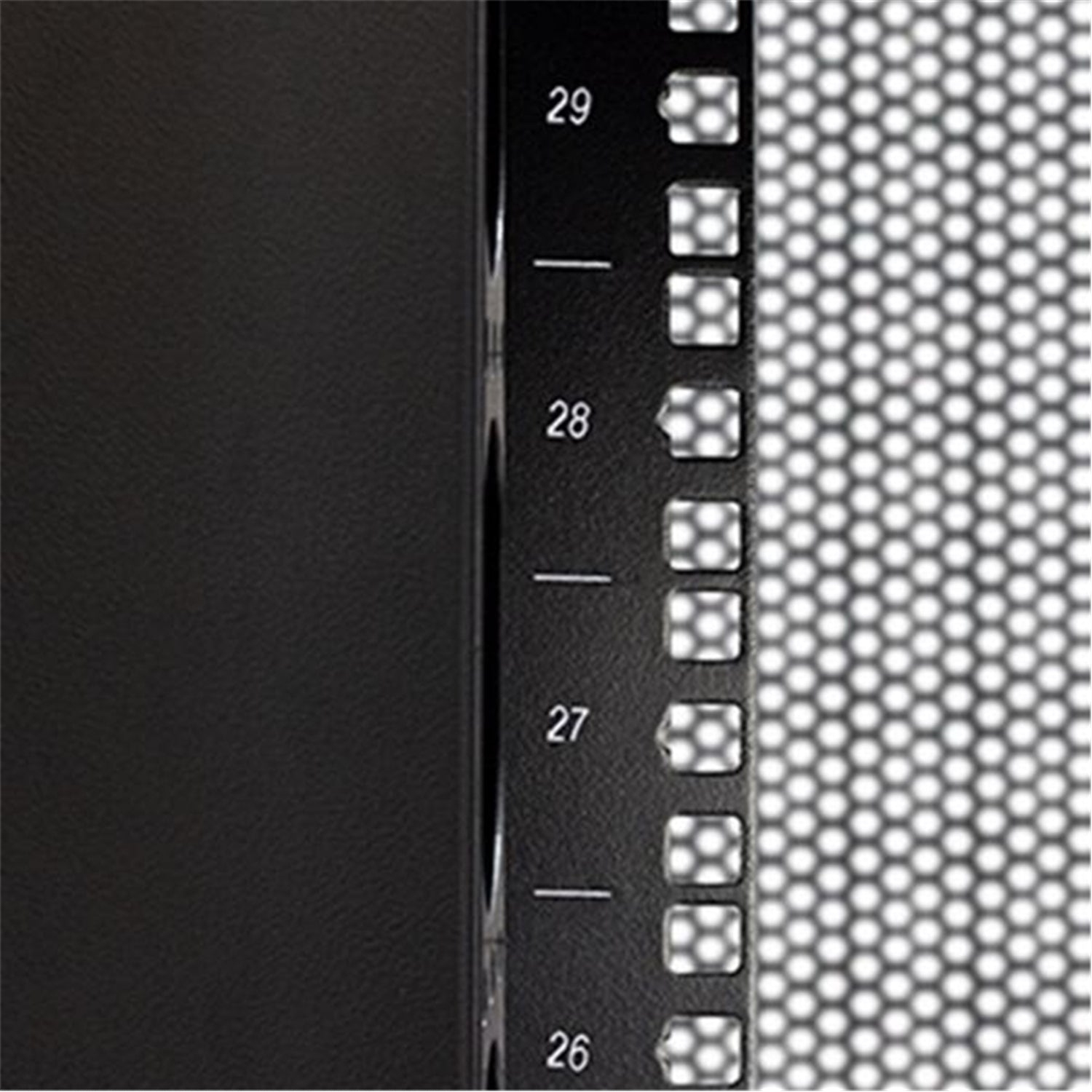 TechCraft - 48U Fully Vented Server Cabinet, 47" Deep, Door with Lock, Assembled, Black