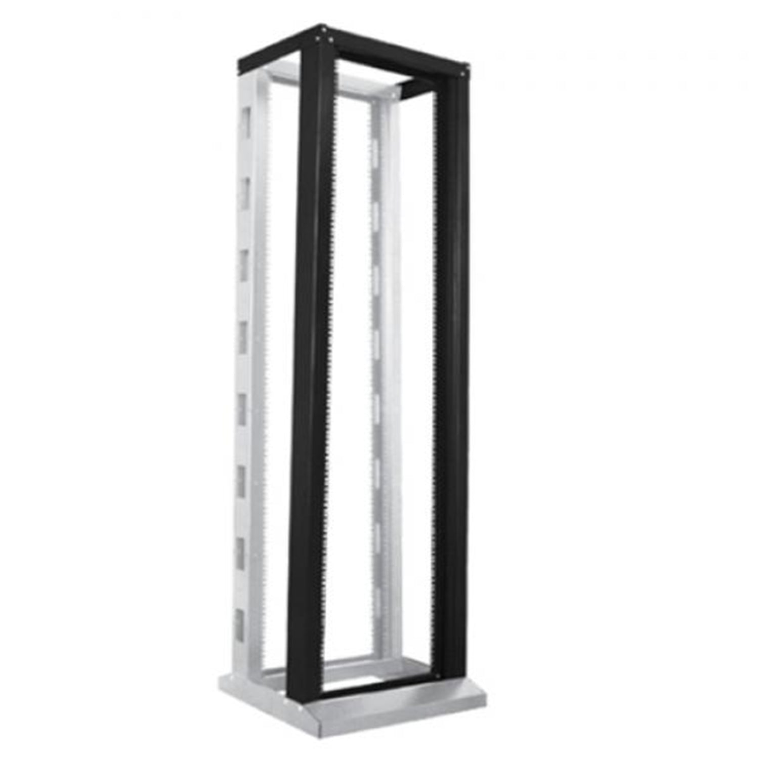 TechCraft - Kit d'extension pour Système de Rack à 2 Montants, 48U, 7.5' de Hauteur, Fabriqué en Acier, Noir