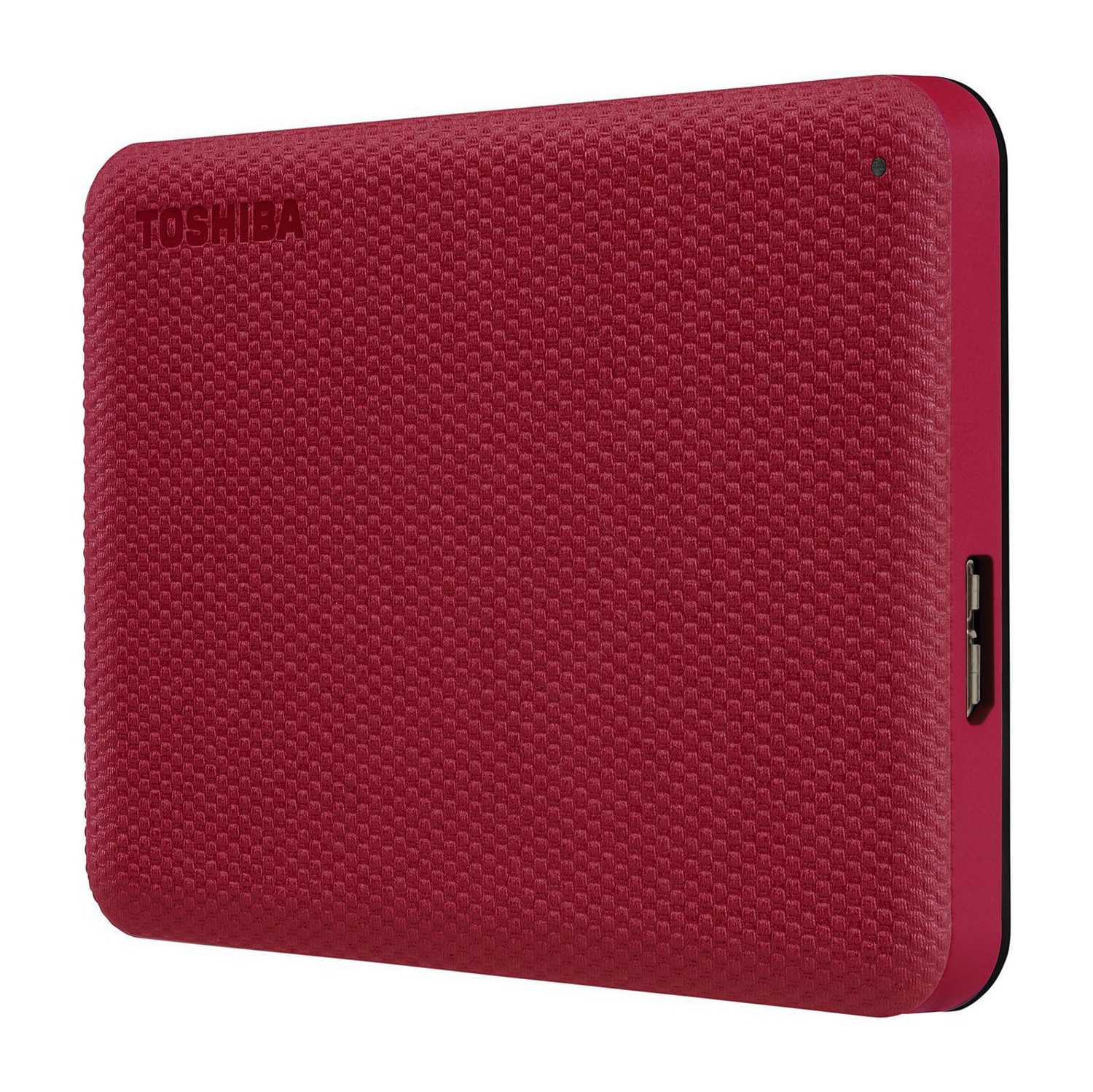 Toshiba Canvio Advance 1TB USB 3.0 External Hard Drive - Red