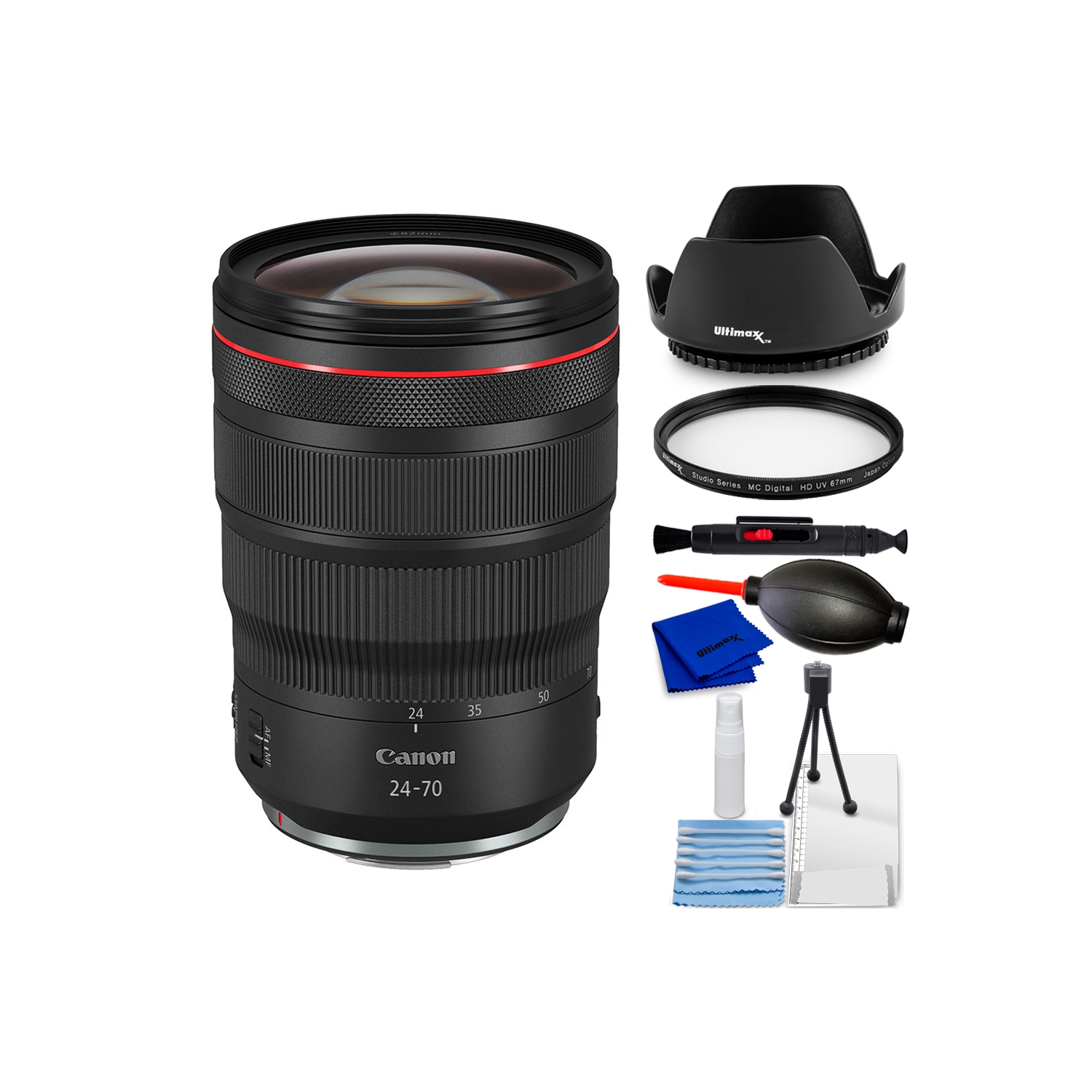 Canon RF 24-70mm f/2.8L IS USM Lens 3680C002 + UV Ultraviolet Filter Bundle