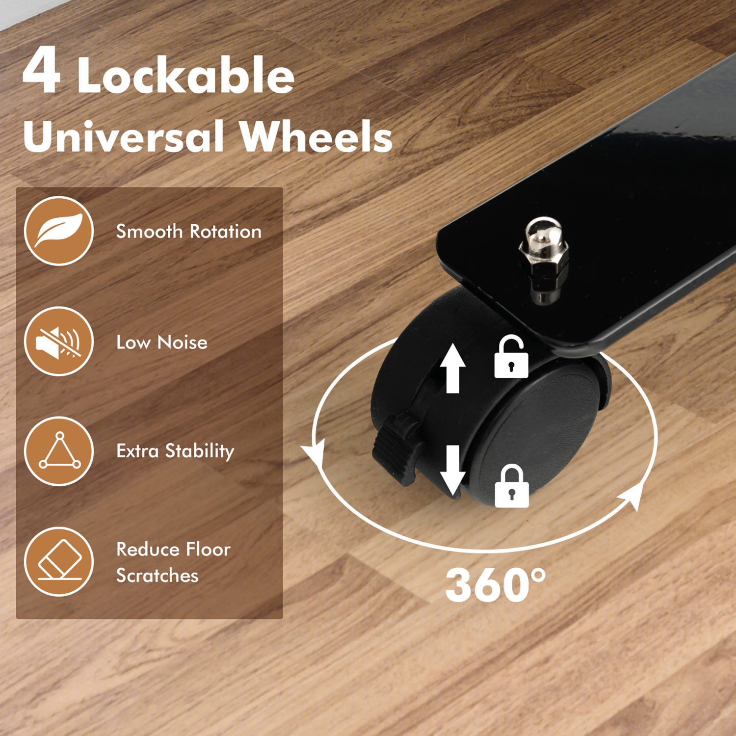 Séparateur de pièce à panneau simple de 6 pi de Costway avec écran de confidentialité à roulettes en tissu