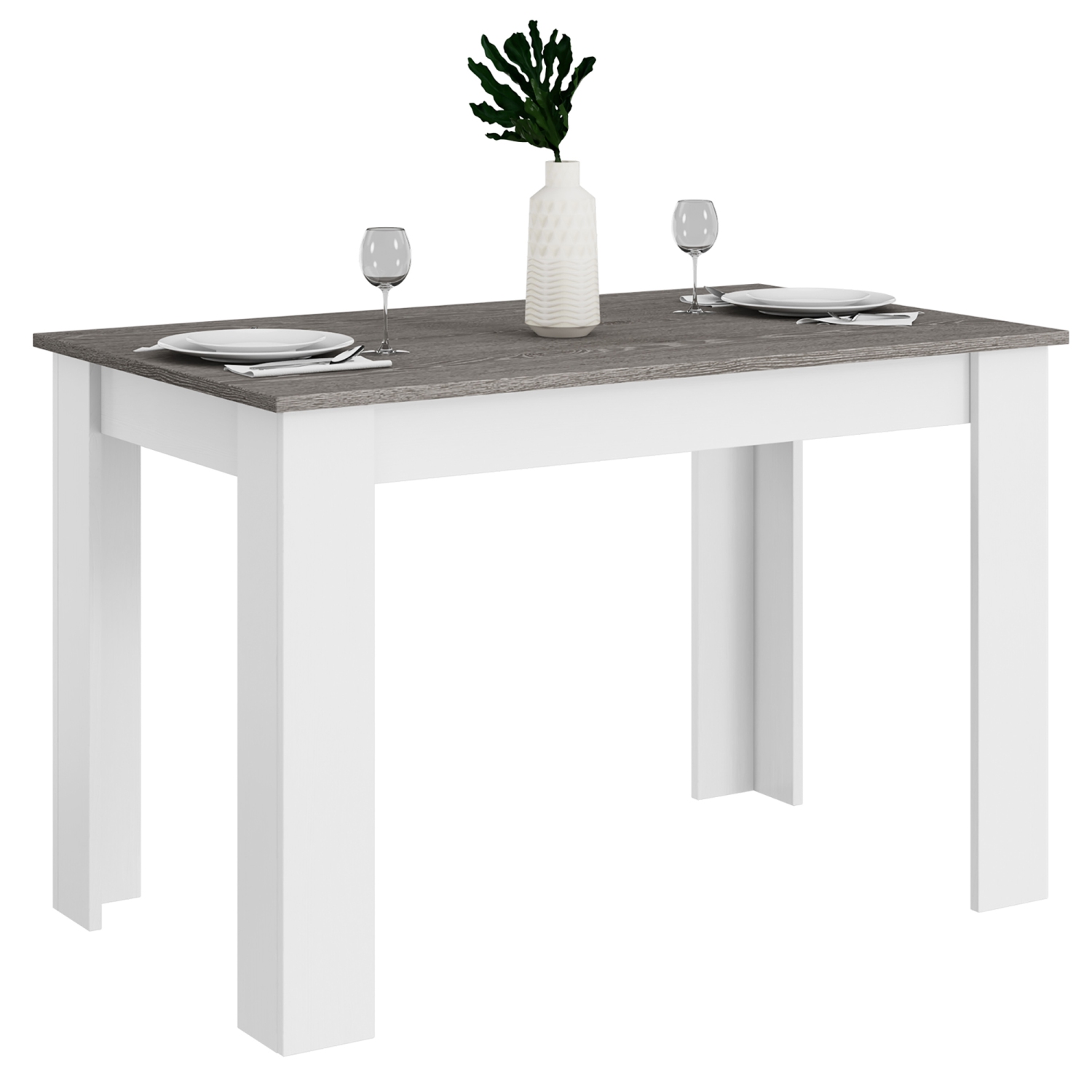 Costway Dining Table 47 Inch Kitchen Dining Table Rectangular for Small Space