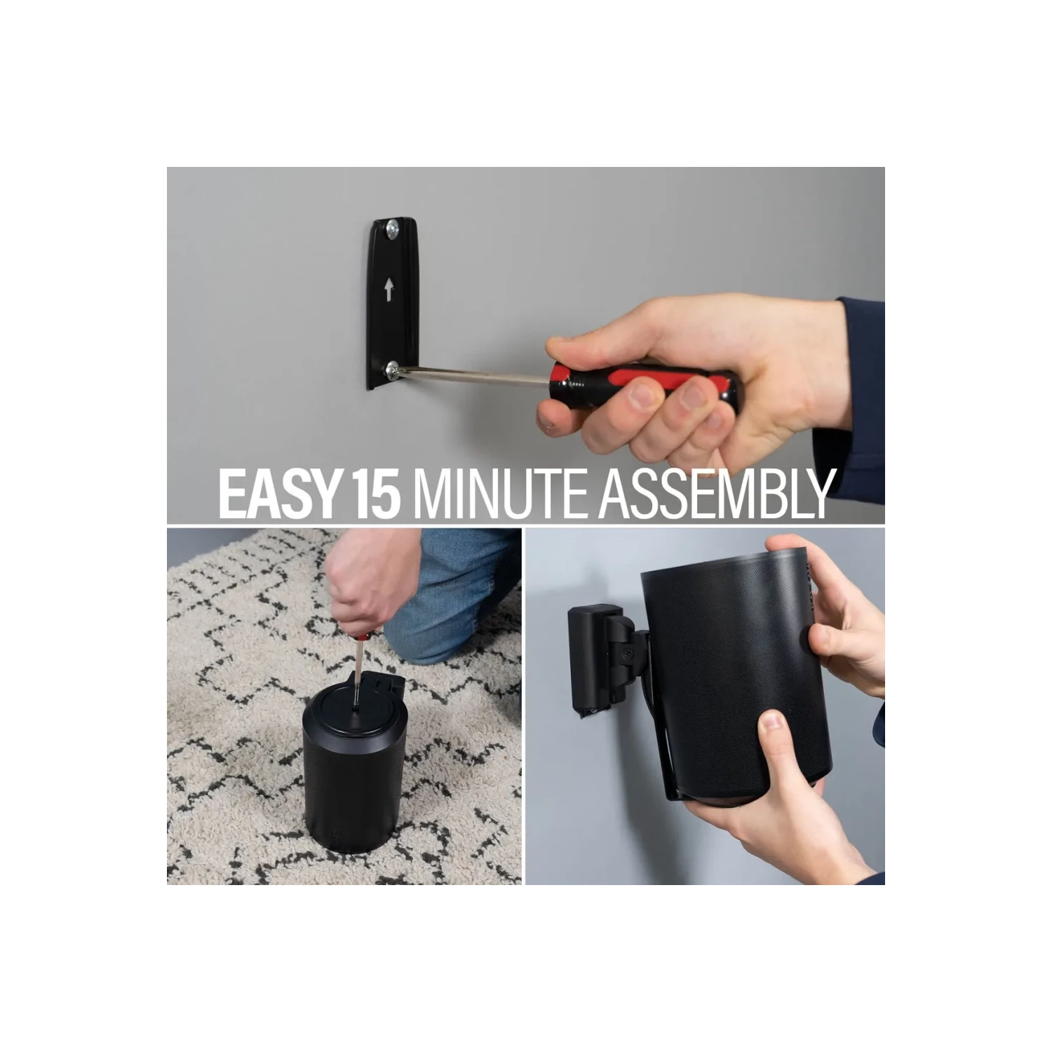 Sanus Adjustable Speaker Wall Mount designed for the Sonos Era 100™