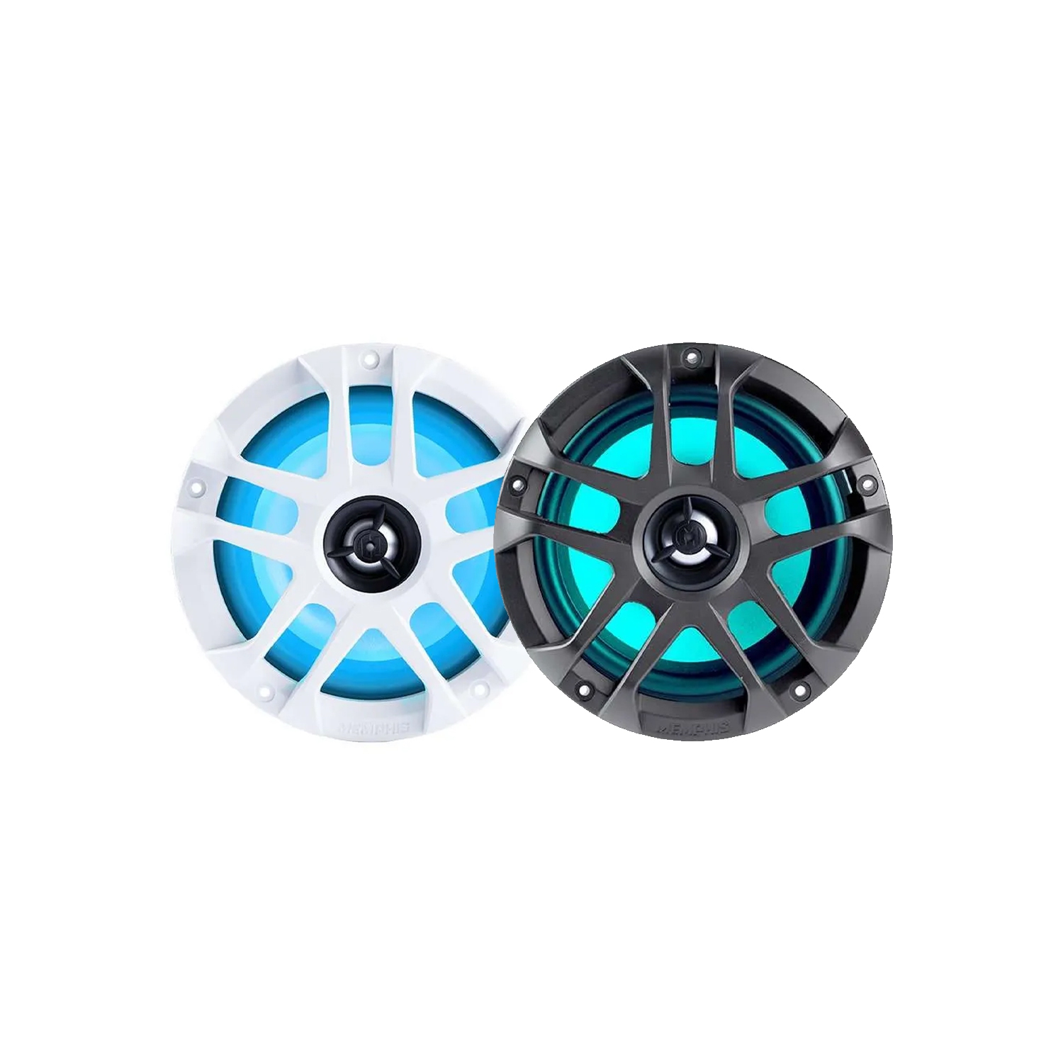 Memphis Audio MXA60L 6.5″ 2-Way RGB LED Powersports Marine Speakers