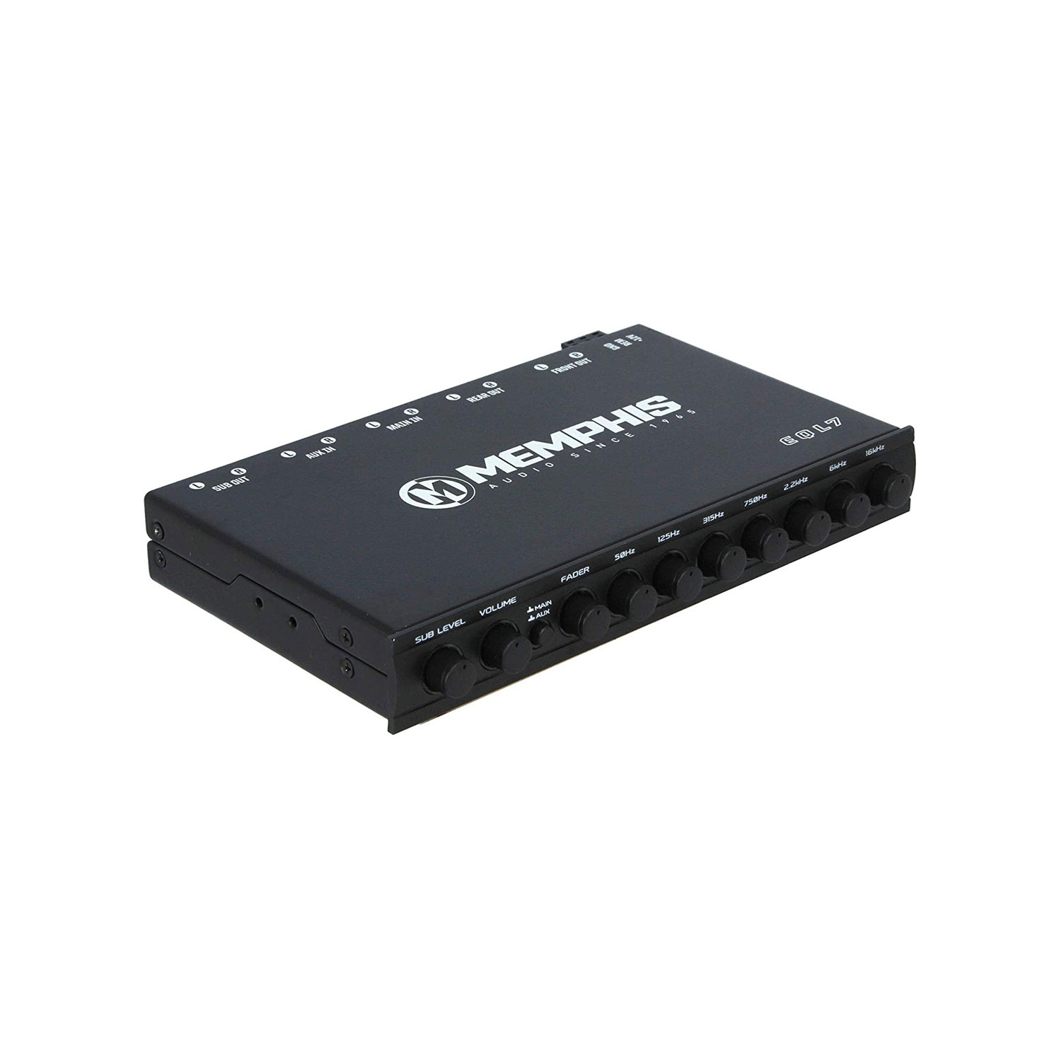 Égaliseur à 7 bandes EQL7 de 8 V de Memphis Audio