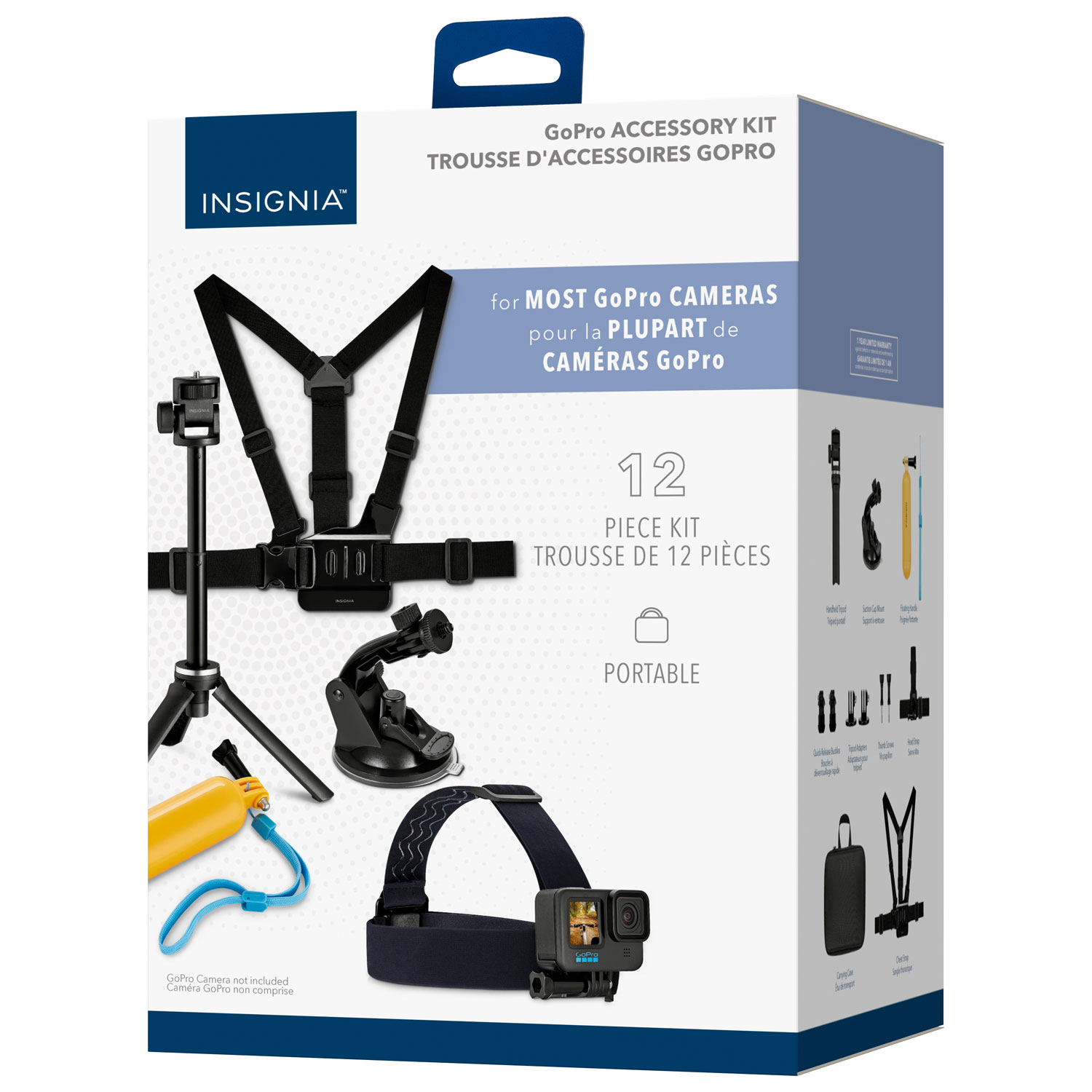 Insignia GoPro Essential Accessory Kit