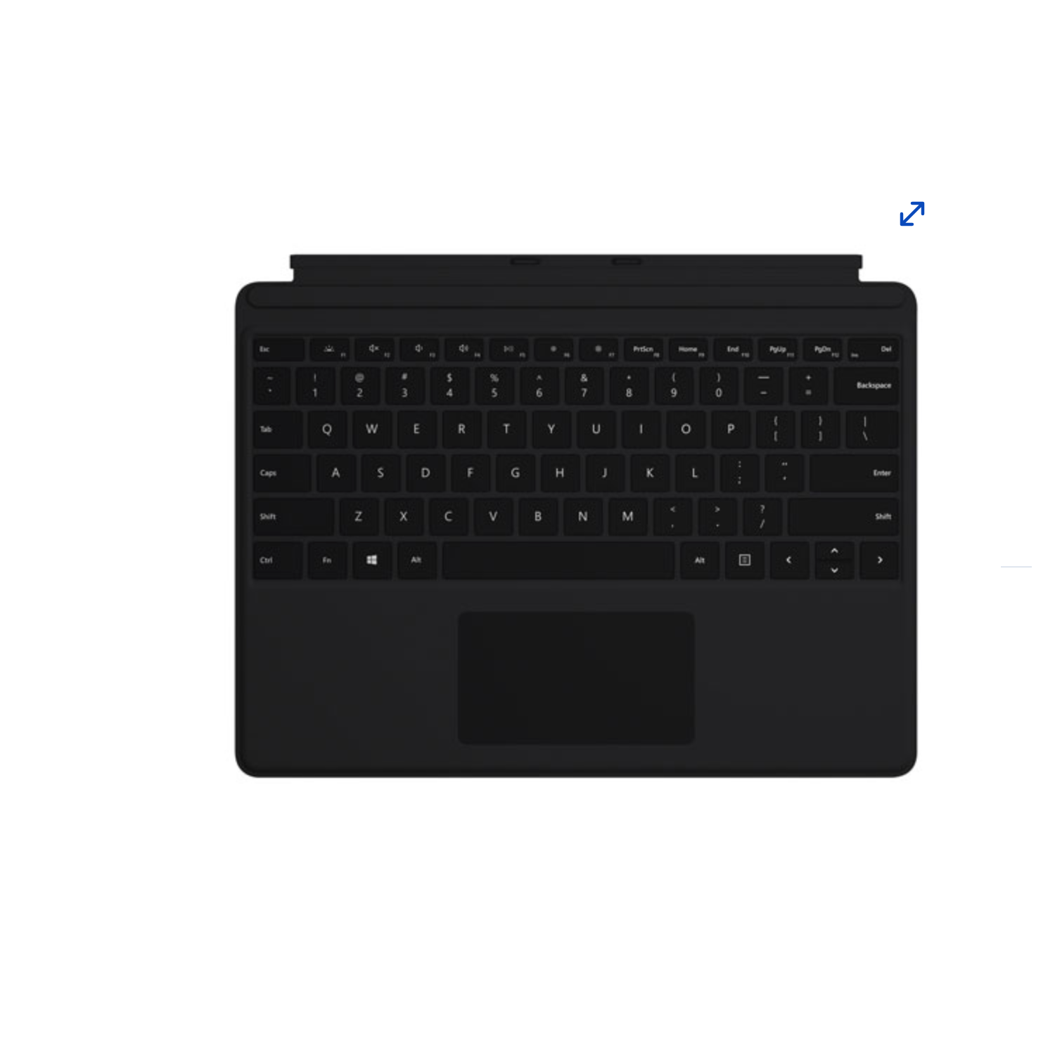 Open Box - Microsoft Surface Pro X Keyboard - Black - English