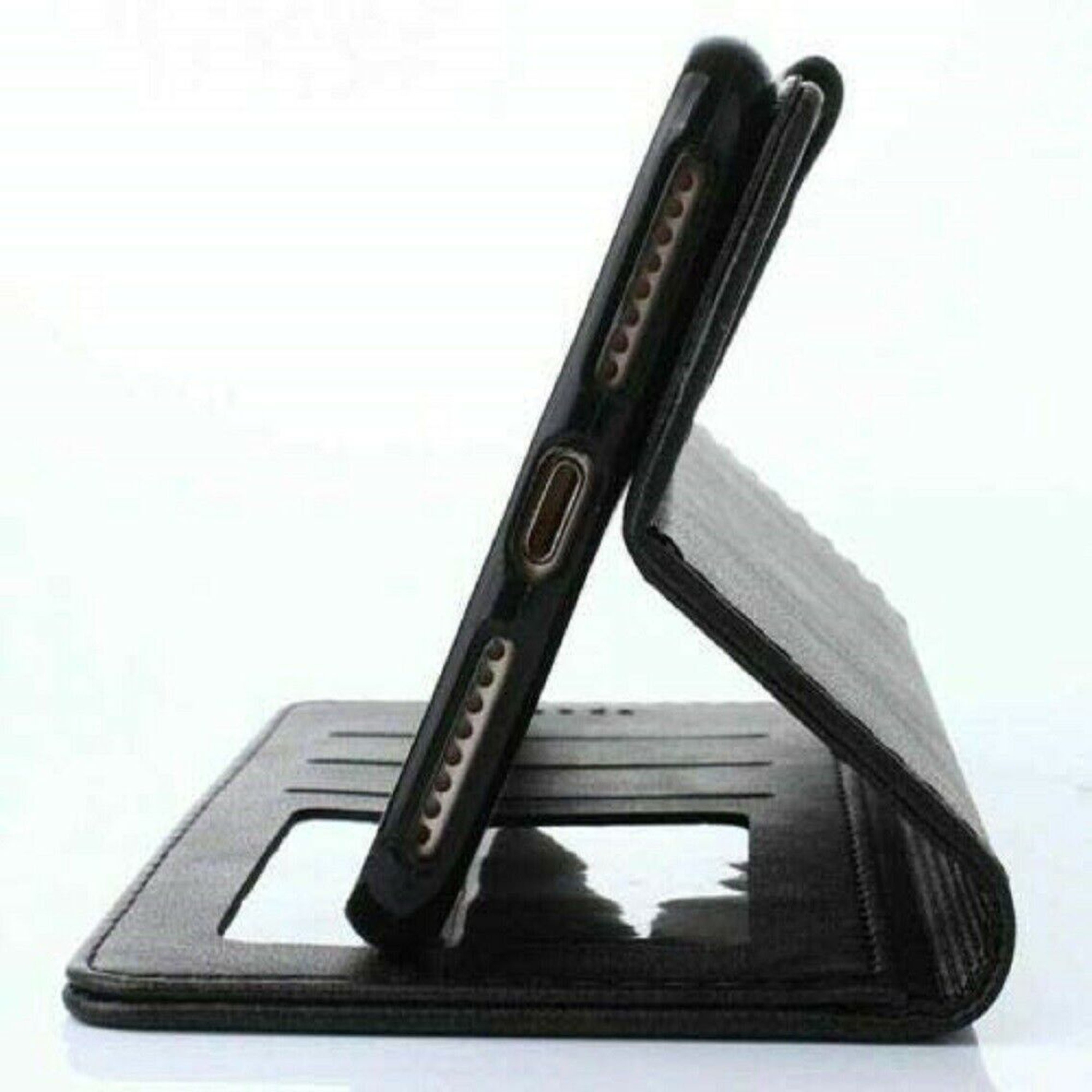 Étui portefeuille en cuir avec porte-carte et ceinture magnétique antichoc à rabat pour Galaxy S8 plus de Samsung