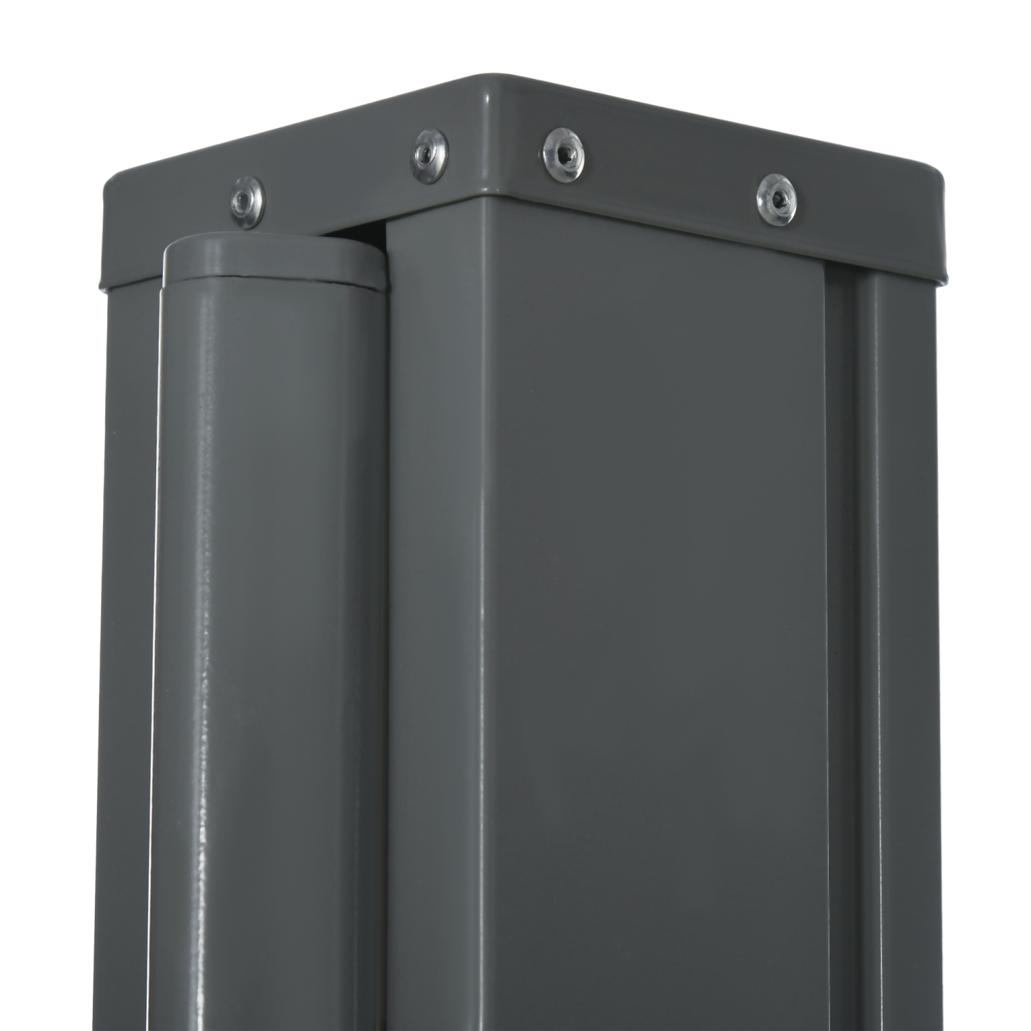 Outsunny 118" x 63" Retractable Side Awning Patio Outdoor Folding Privacy Screen with Resistance to UV Rays & Wind, Cream White