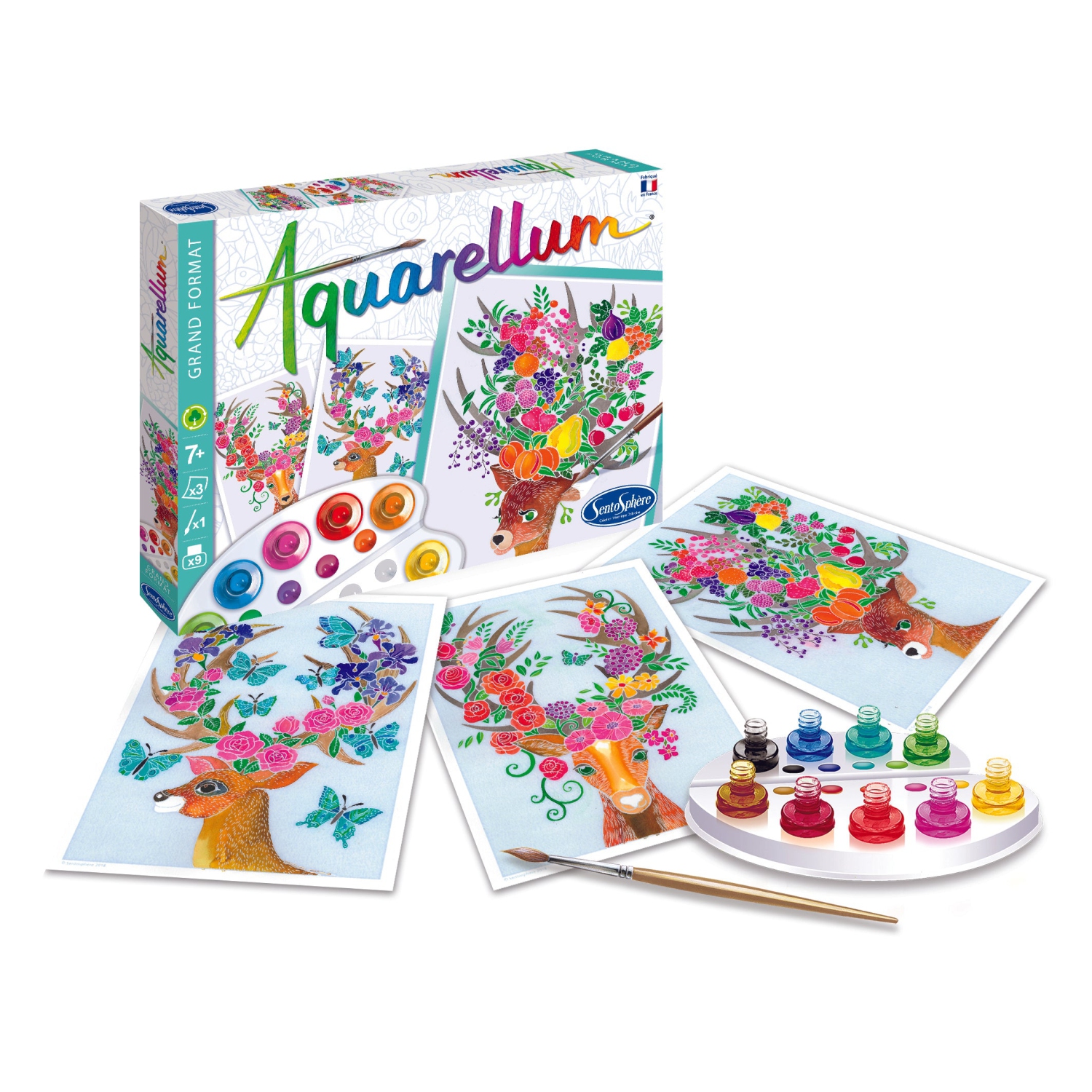 SENTOSPHERE - Aquarellum Large Size - Deers