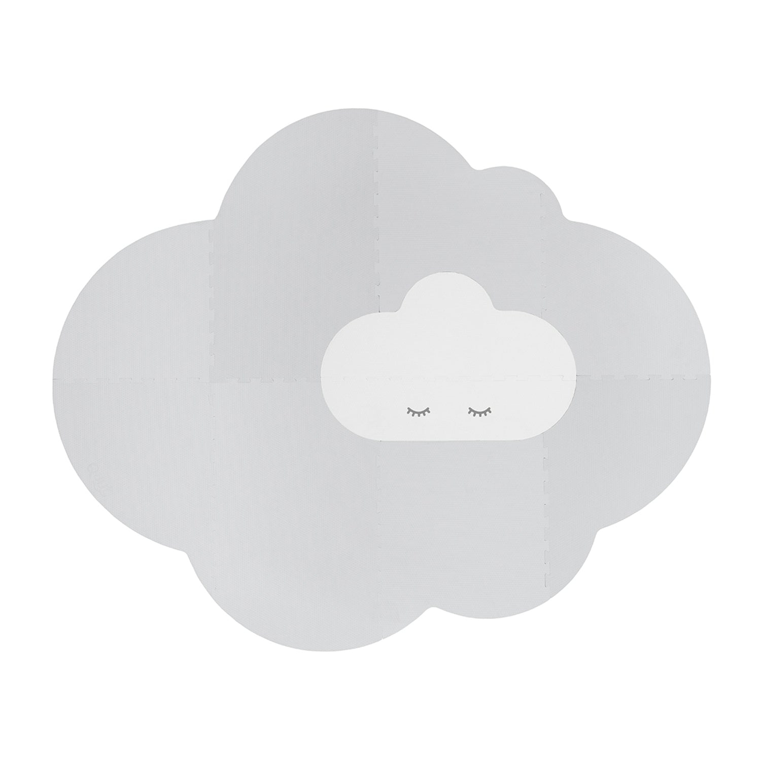 Tapis de jeu Head In The Clouds de QUUT - Gris perle
