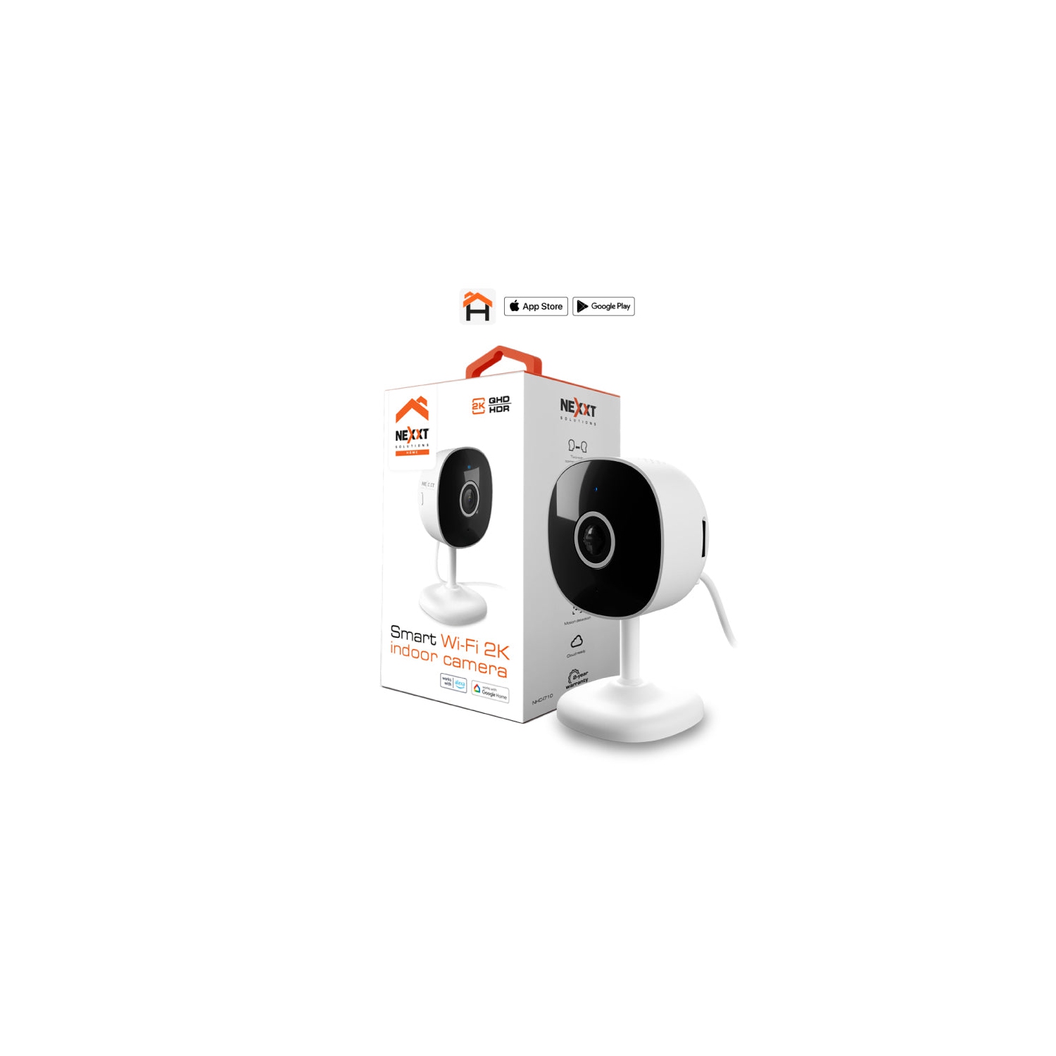 Nexxt - Smart Home Indoor Camera - White